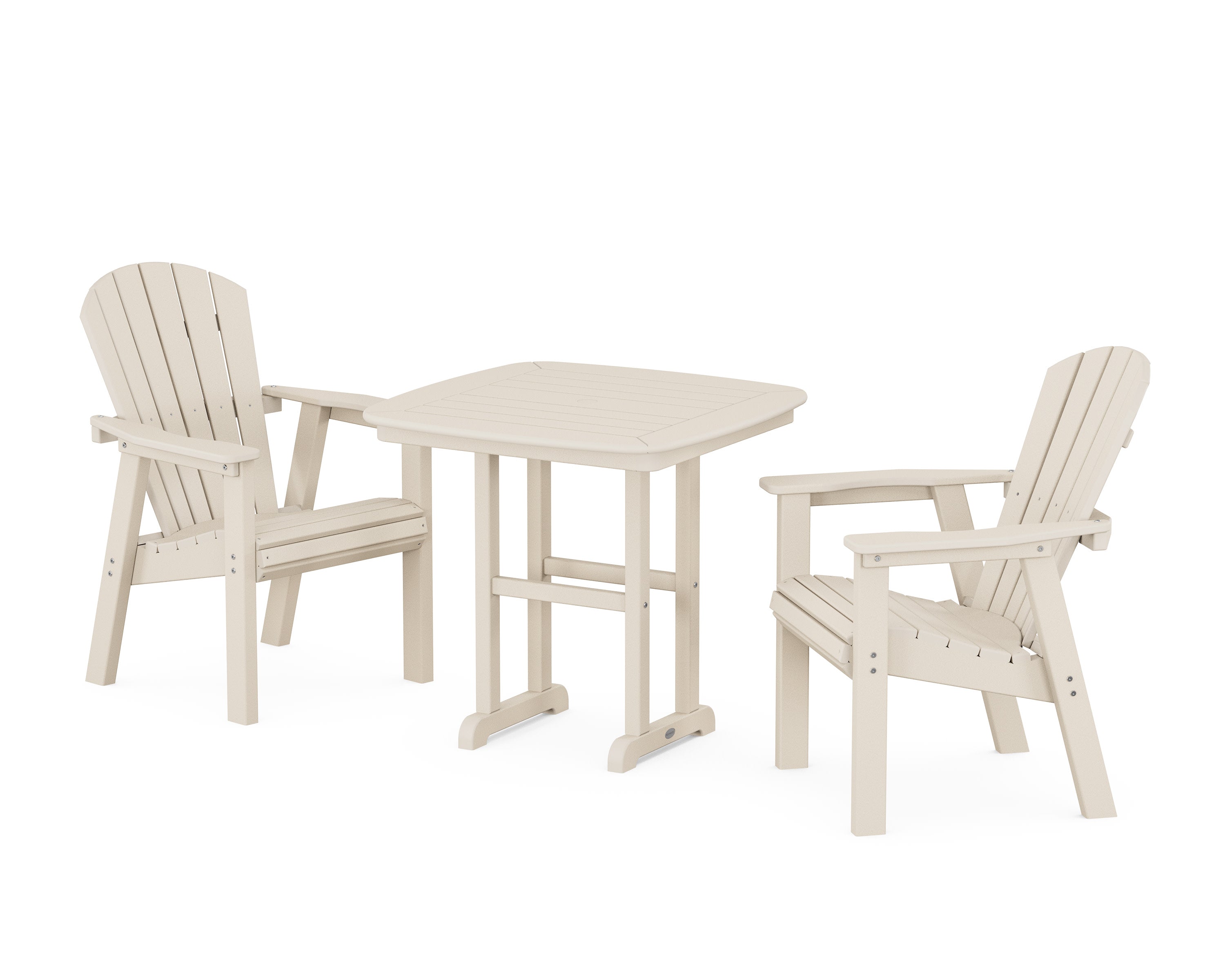 Seashell 3-Piece Dining Set in Sand