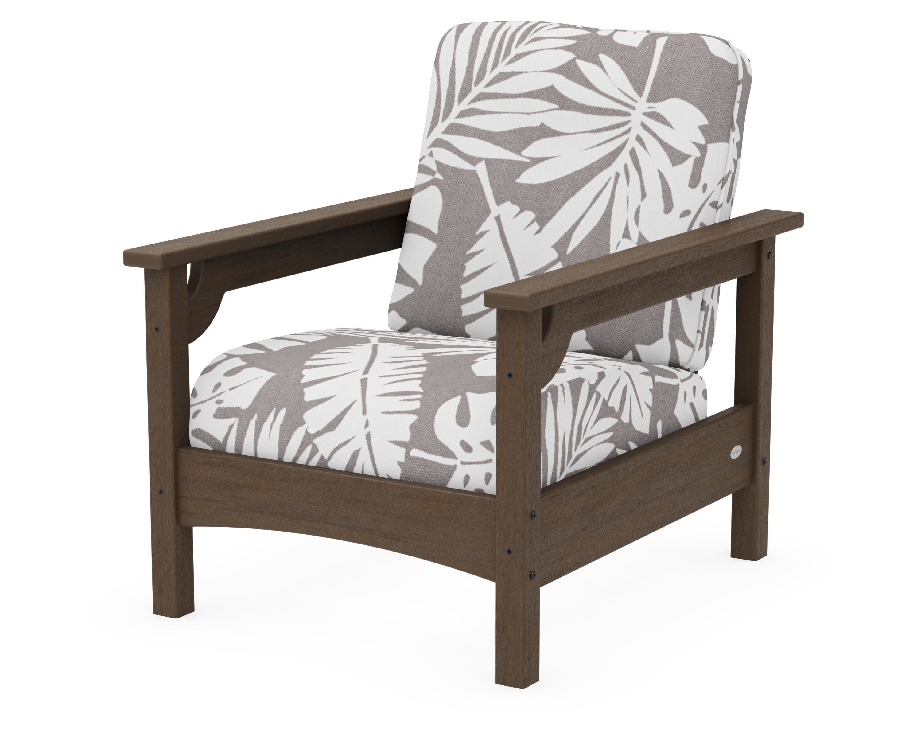 Club Chair in Kona / Leaf Grey Mist