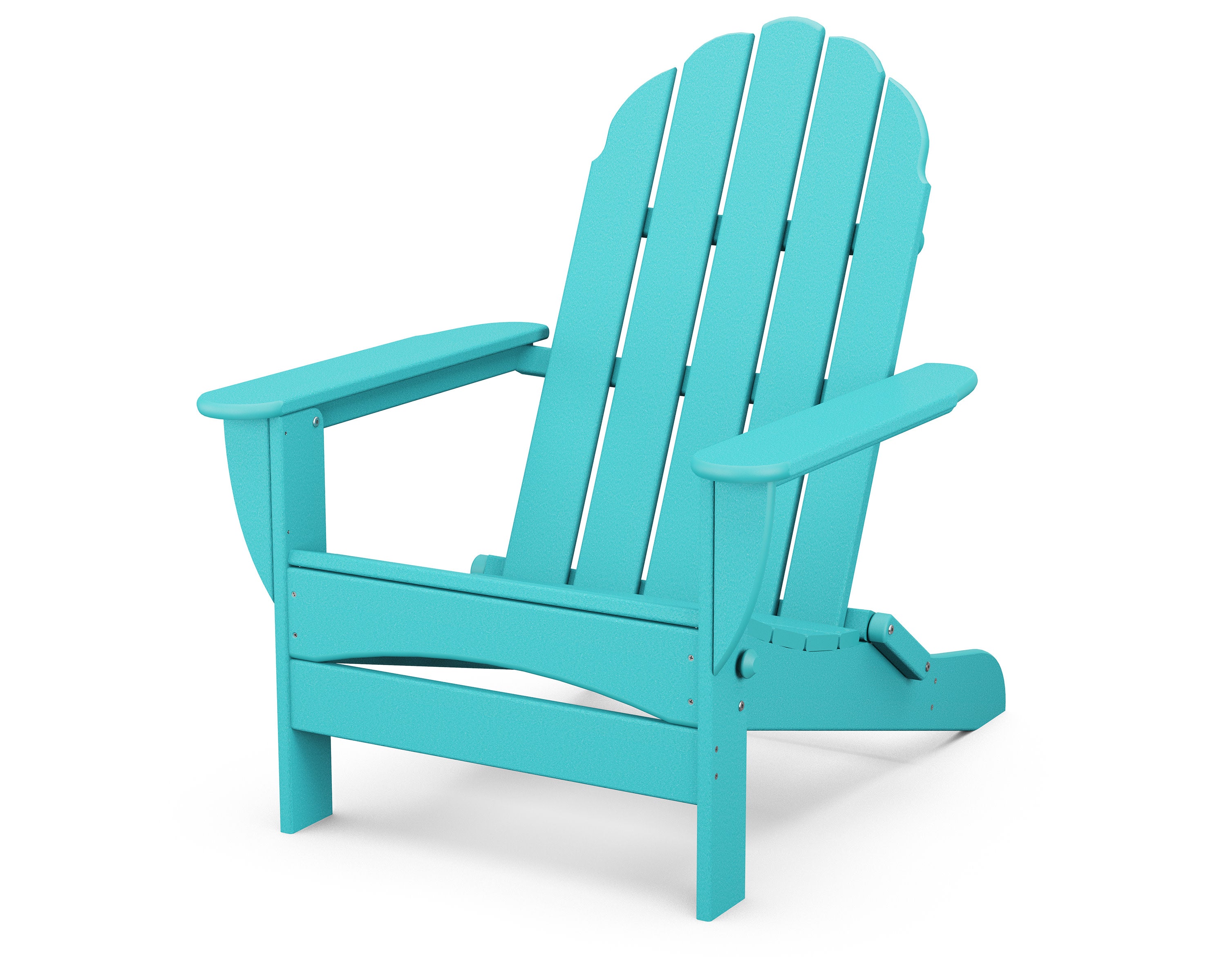 Classic Oversized Folding Adirondack Chair in Aruba
