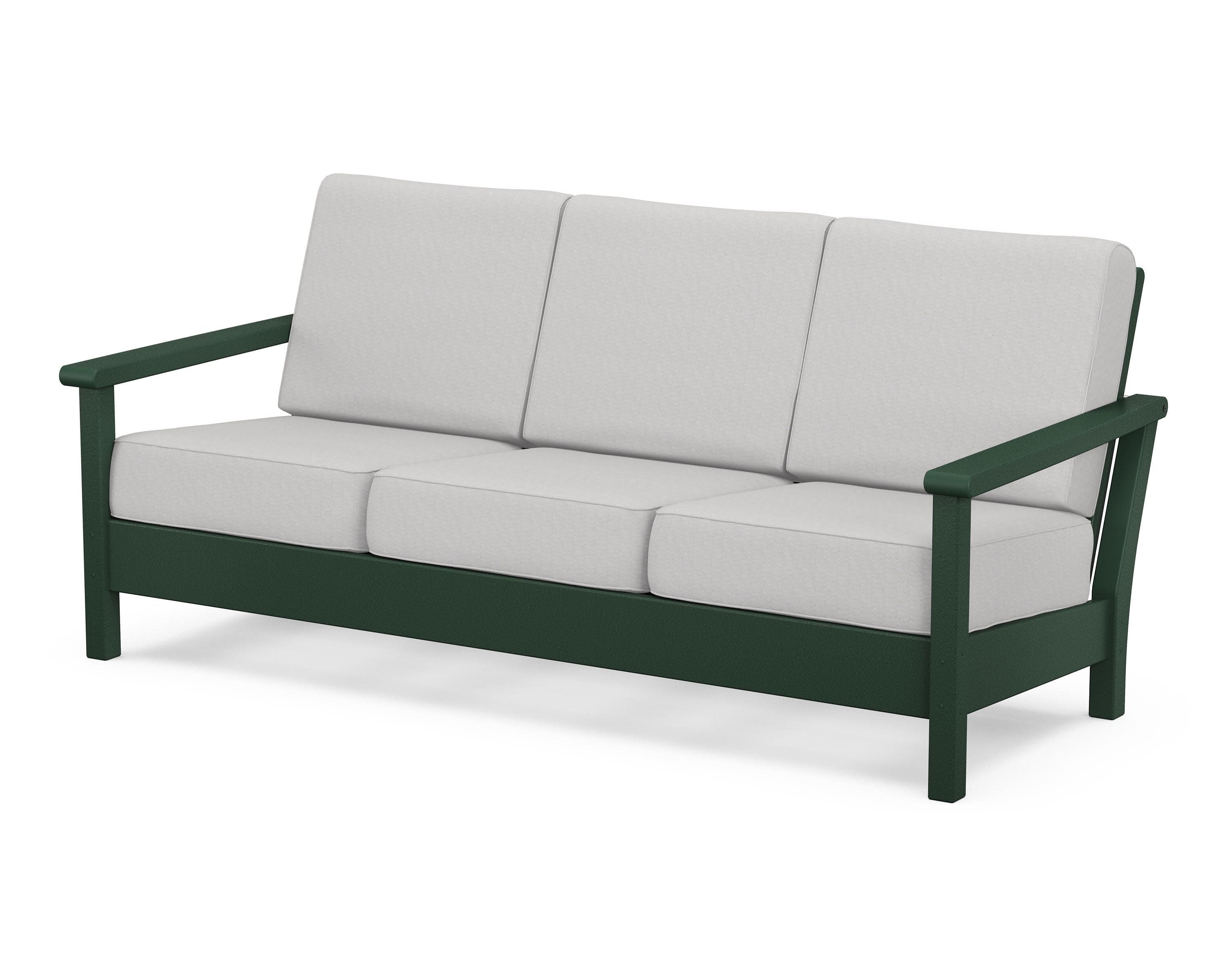 Harbour Deep Seating Sofa in Green / Diamond in the Rough
