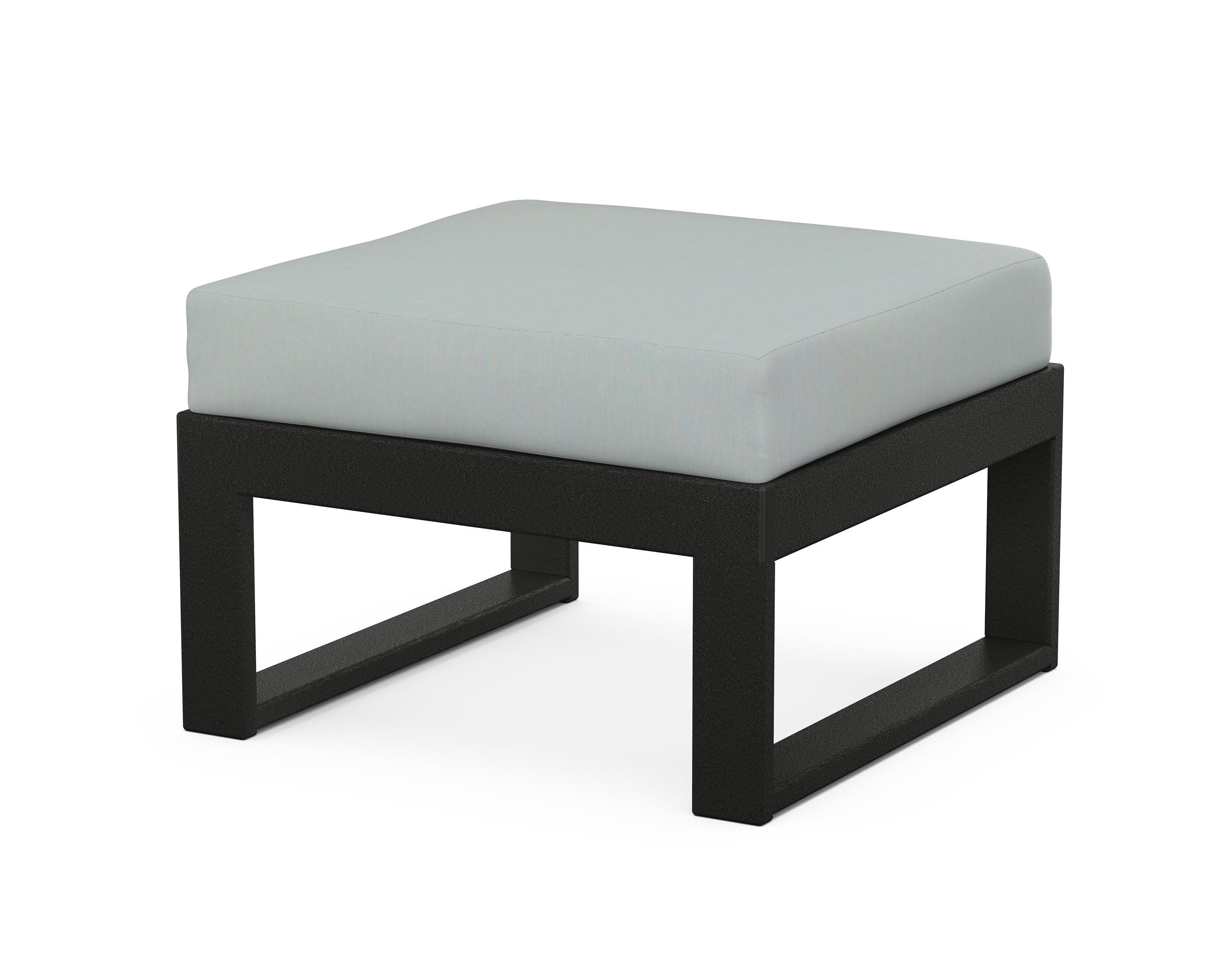 Modular Ottoman - Modern in Black / Spa