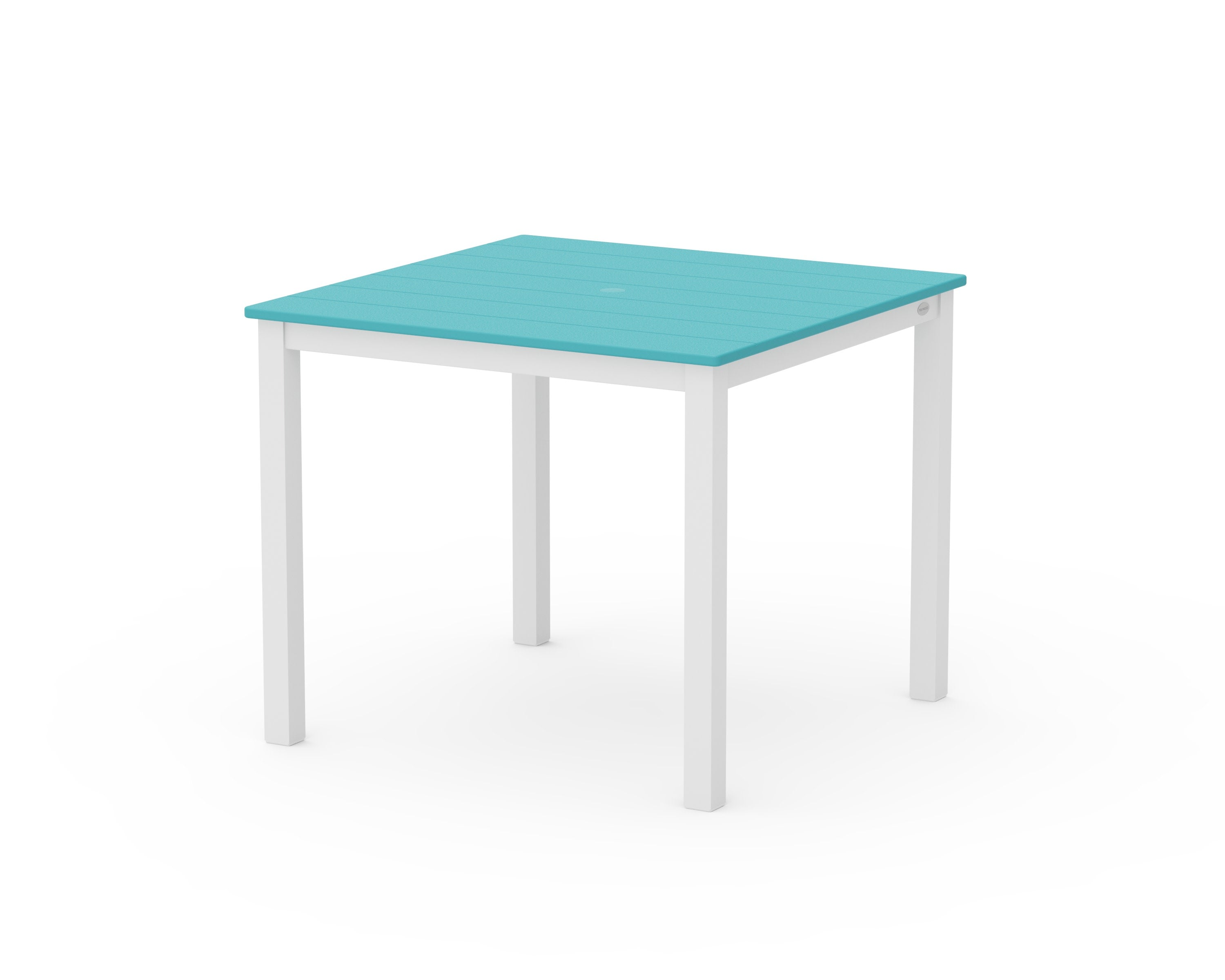 Main Street 36" x 36" Dining Table in White / Aruba