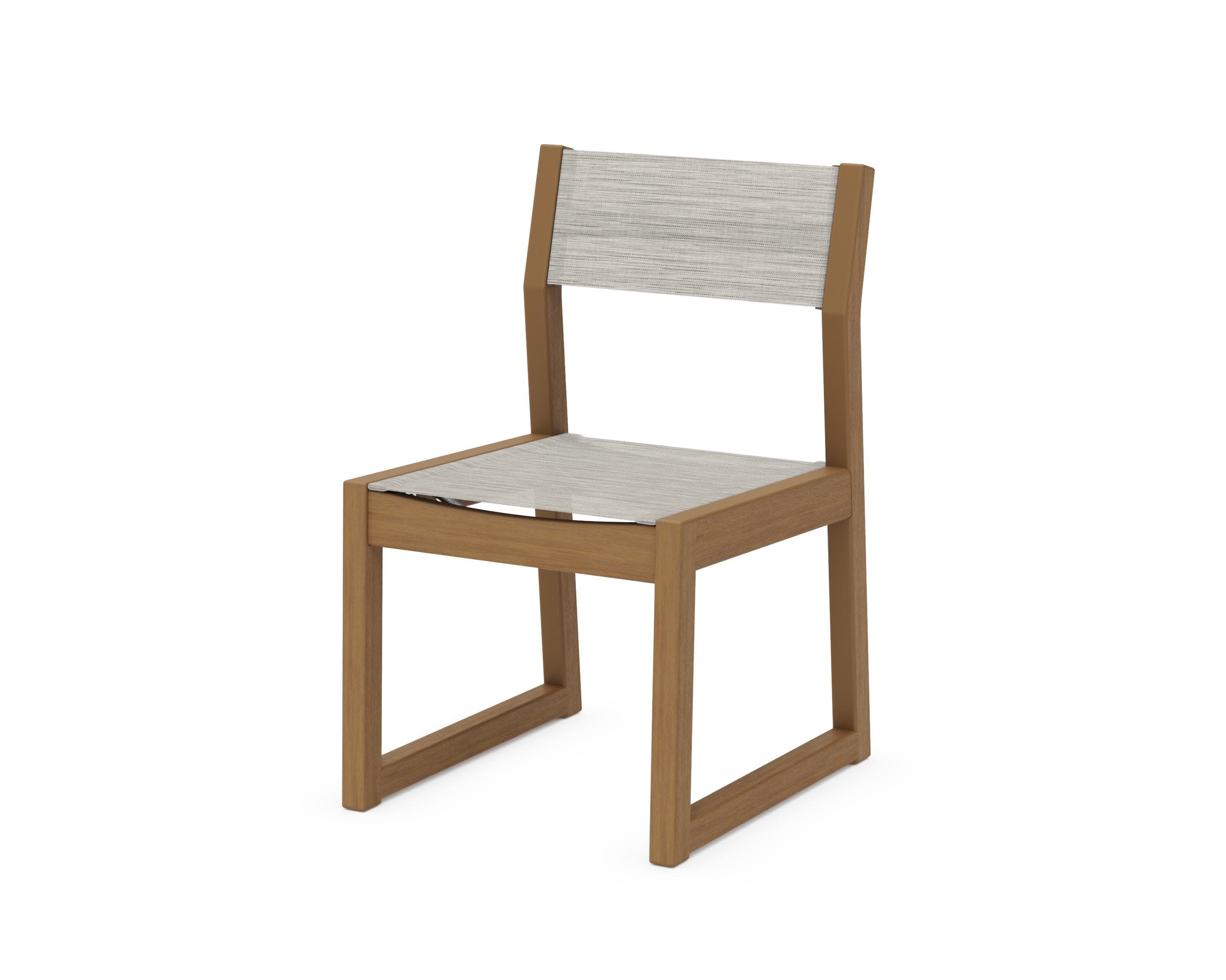 EDGE Sling Dining Side Chair in Natural / Birch Sling