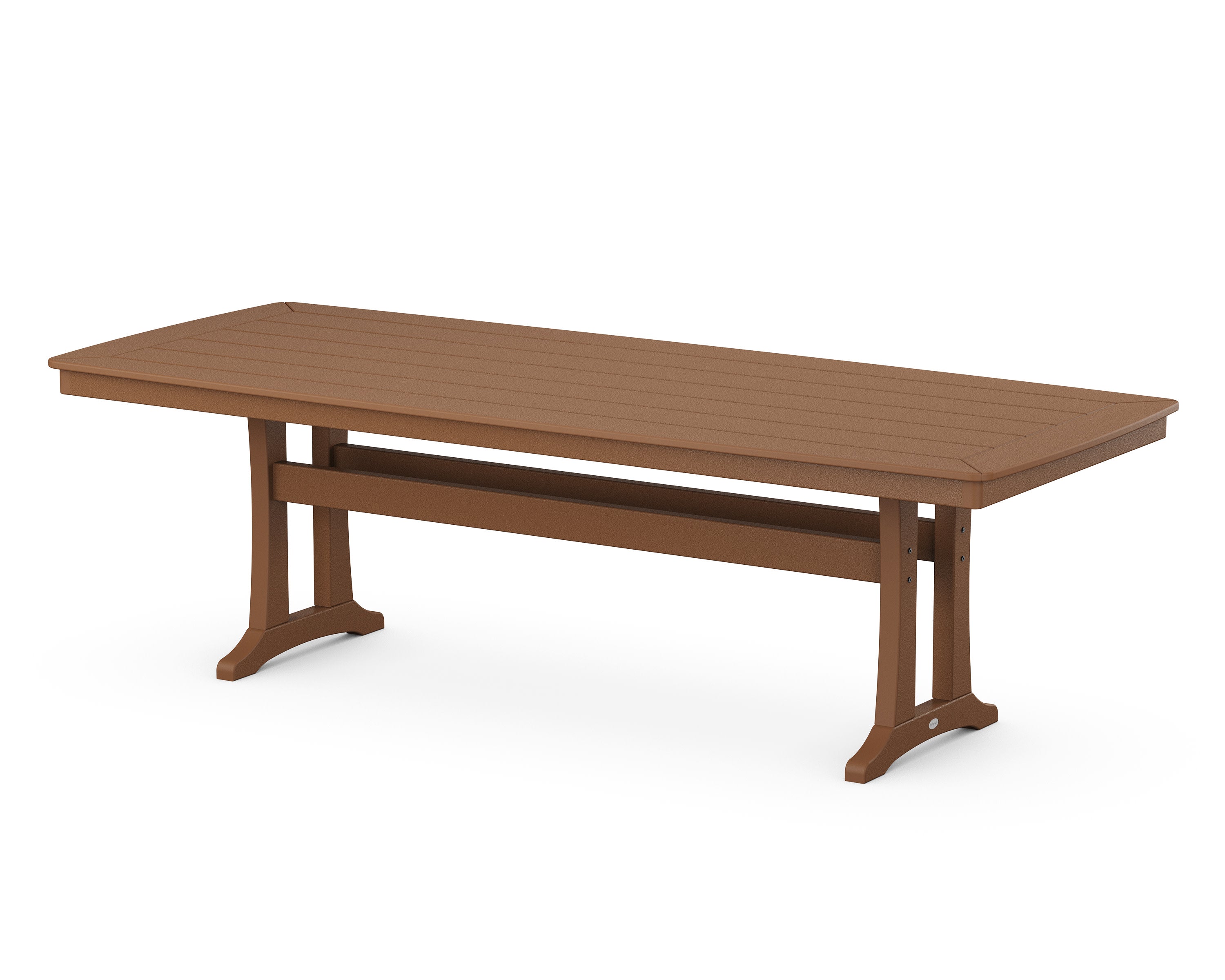 Nautical Trestle 39" x 97" Dining Table in Teak
