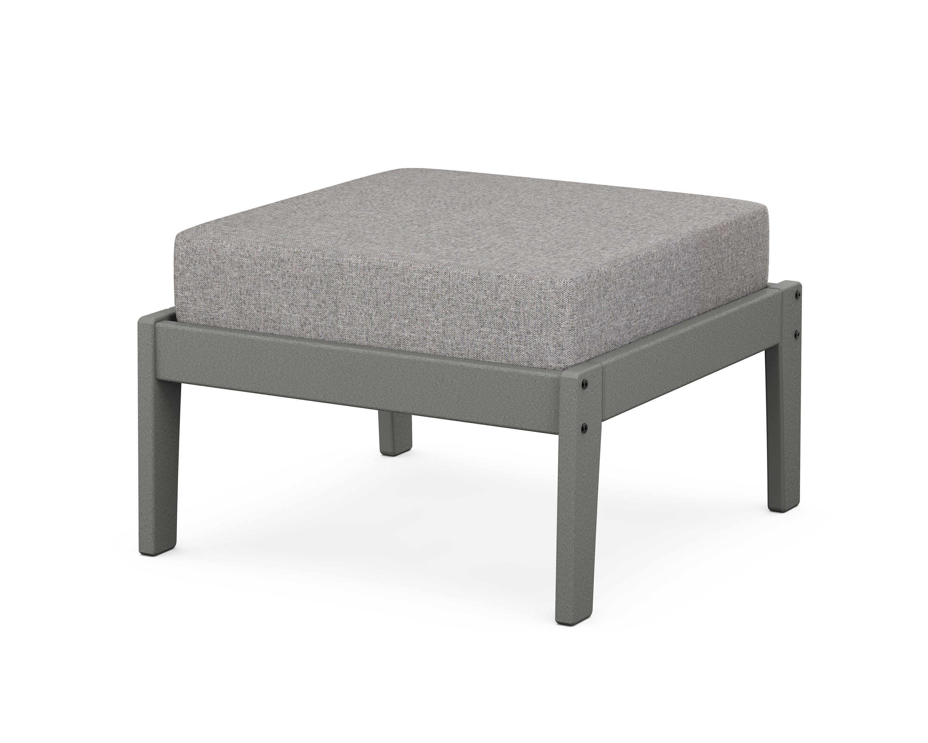 Deep Seating Ottoman in Slate Grey / Grey Mist