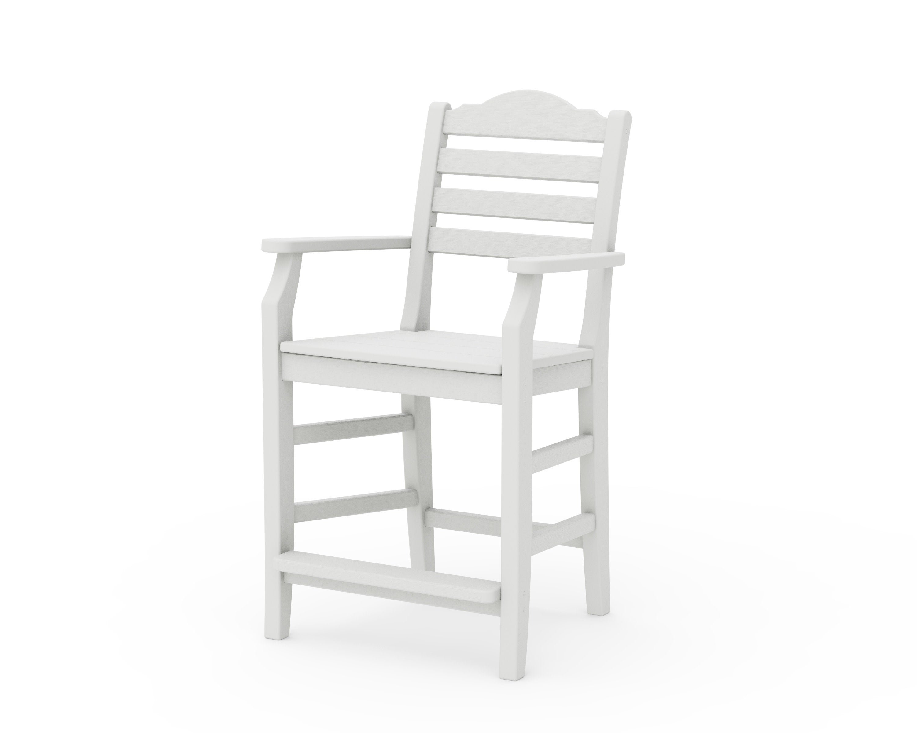 Savannah Counter Arm Chair in Vintage White