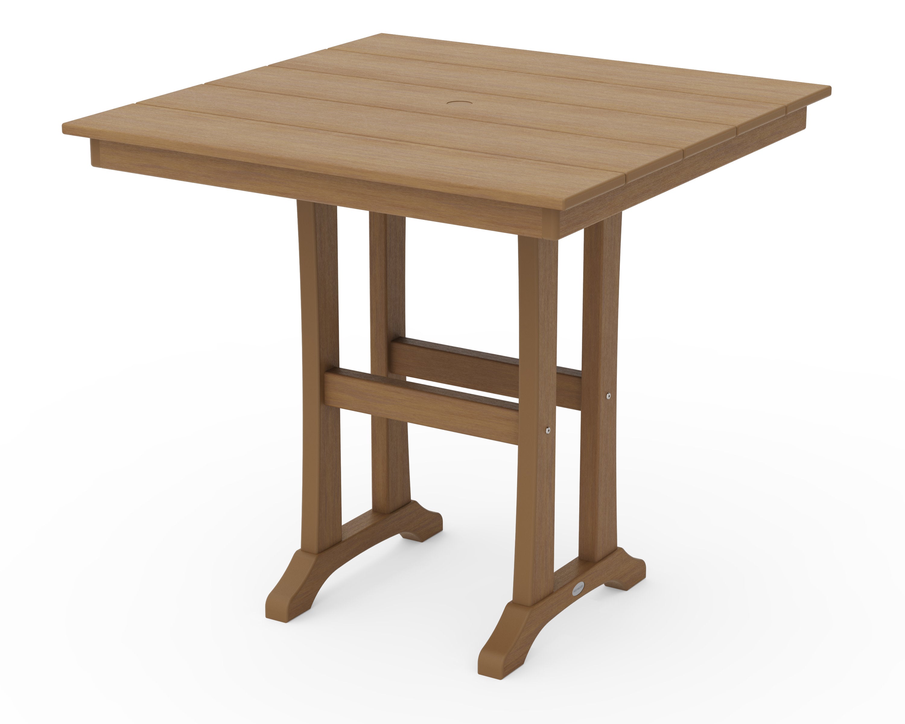 Farmhouse Trestle 37" Counter Table in Natural