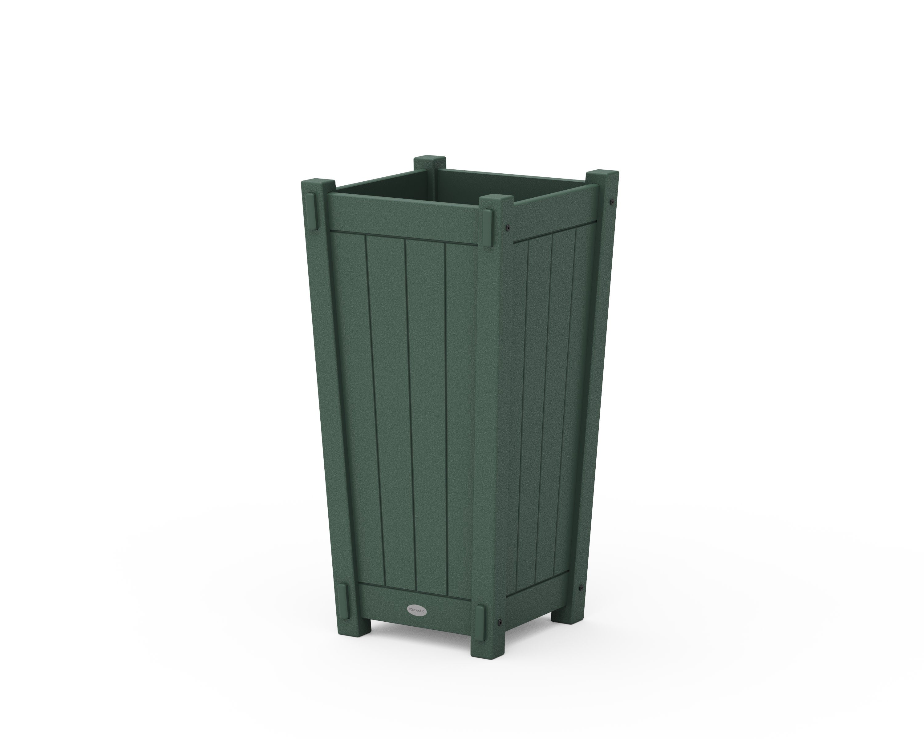 Vineyard Tapered Square Planter Box in Green