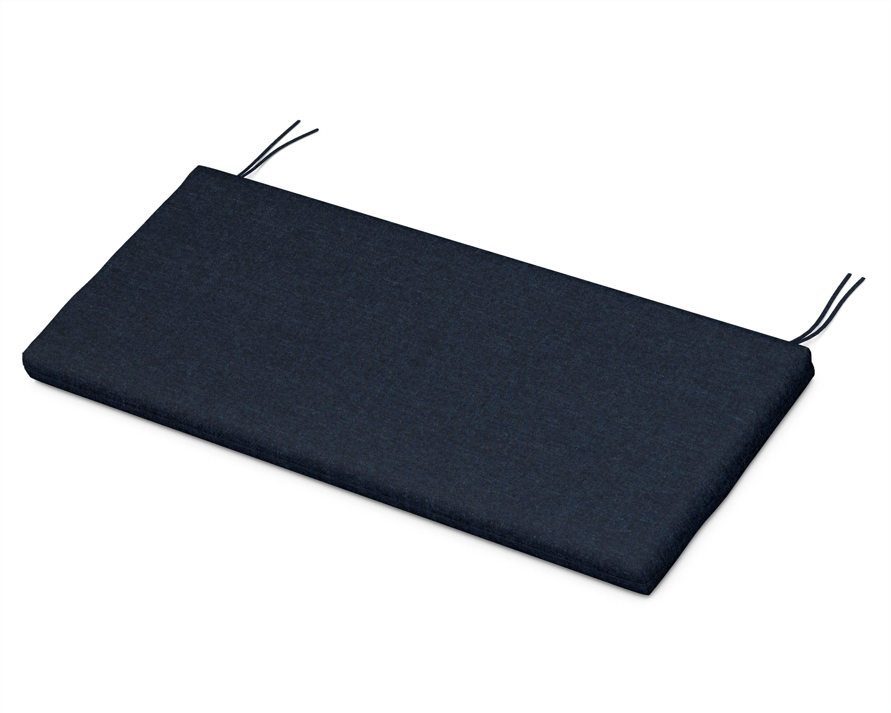 Bench Seat Cushion - 17.75"D x 41"W x 2.5"H in Marine Indigo