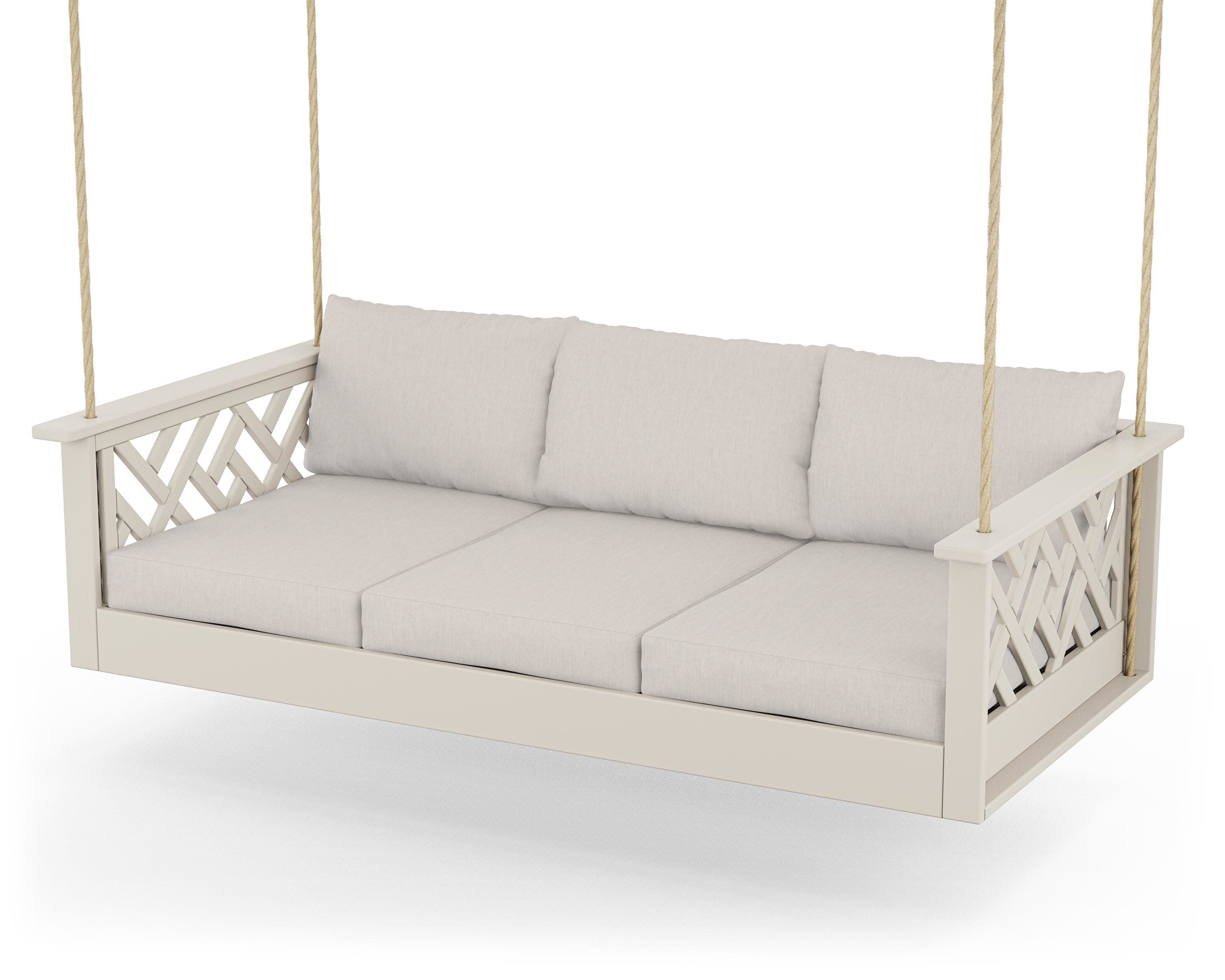 Chippendale Daybed Swing in Sand / Cast Ash