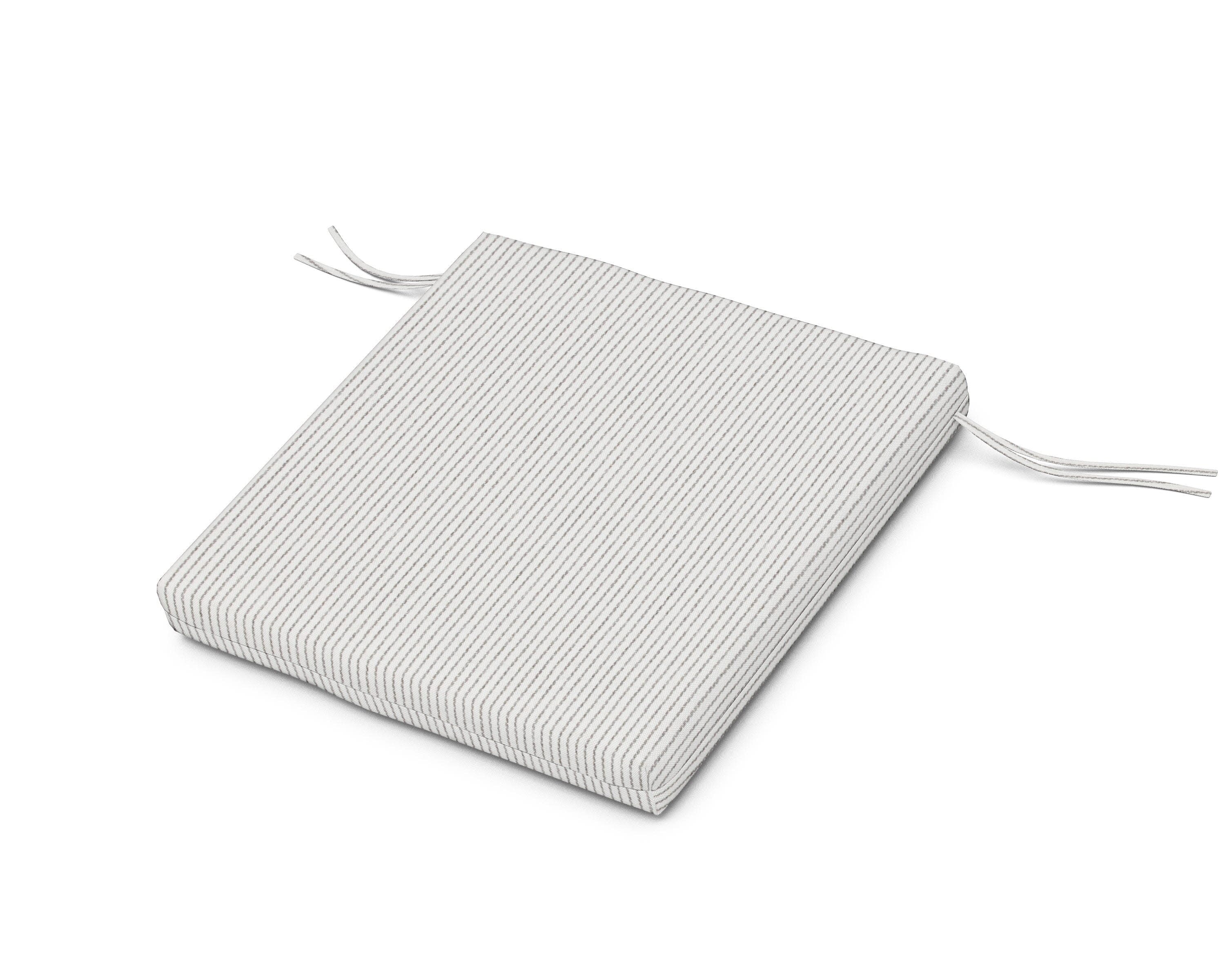 Seat Cushion 21.5"D x 21"W x 2.5"H in Linus Metal
