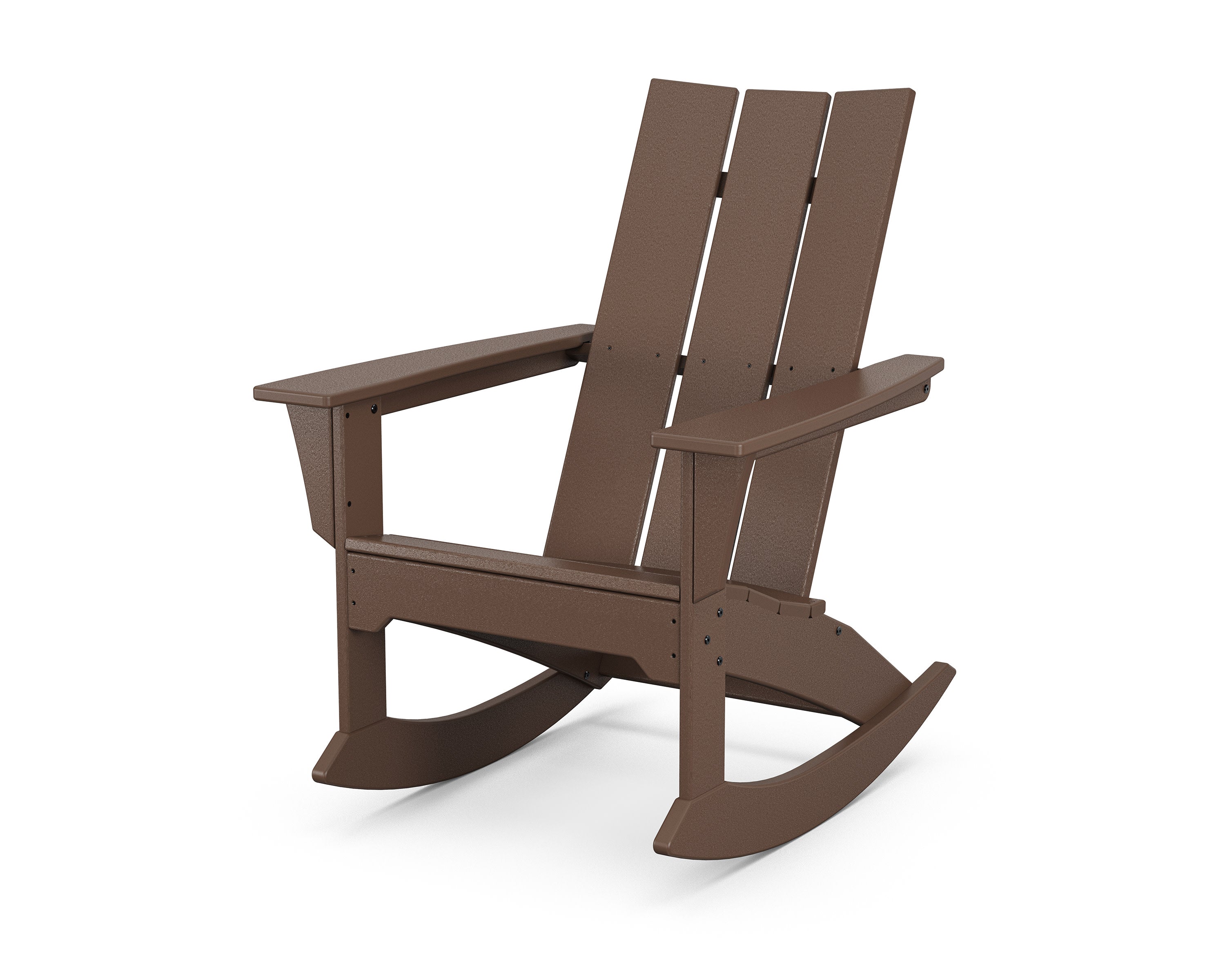 Modern Adirondack Rocker in Mahogany