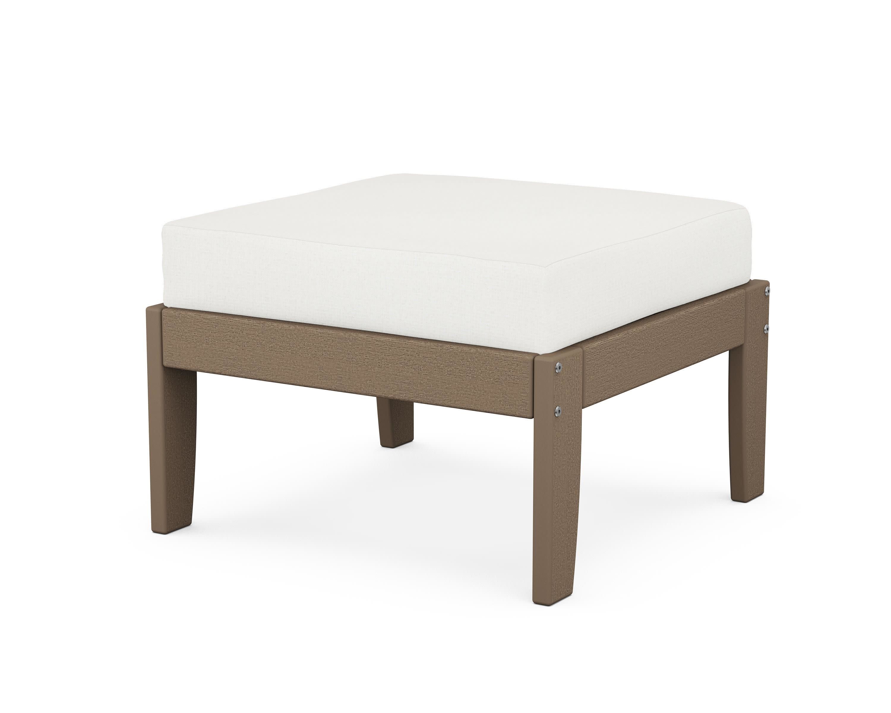 Modular Ottoman - Classic in Vintage Sahara / Natural Linen