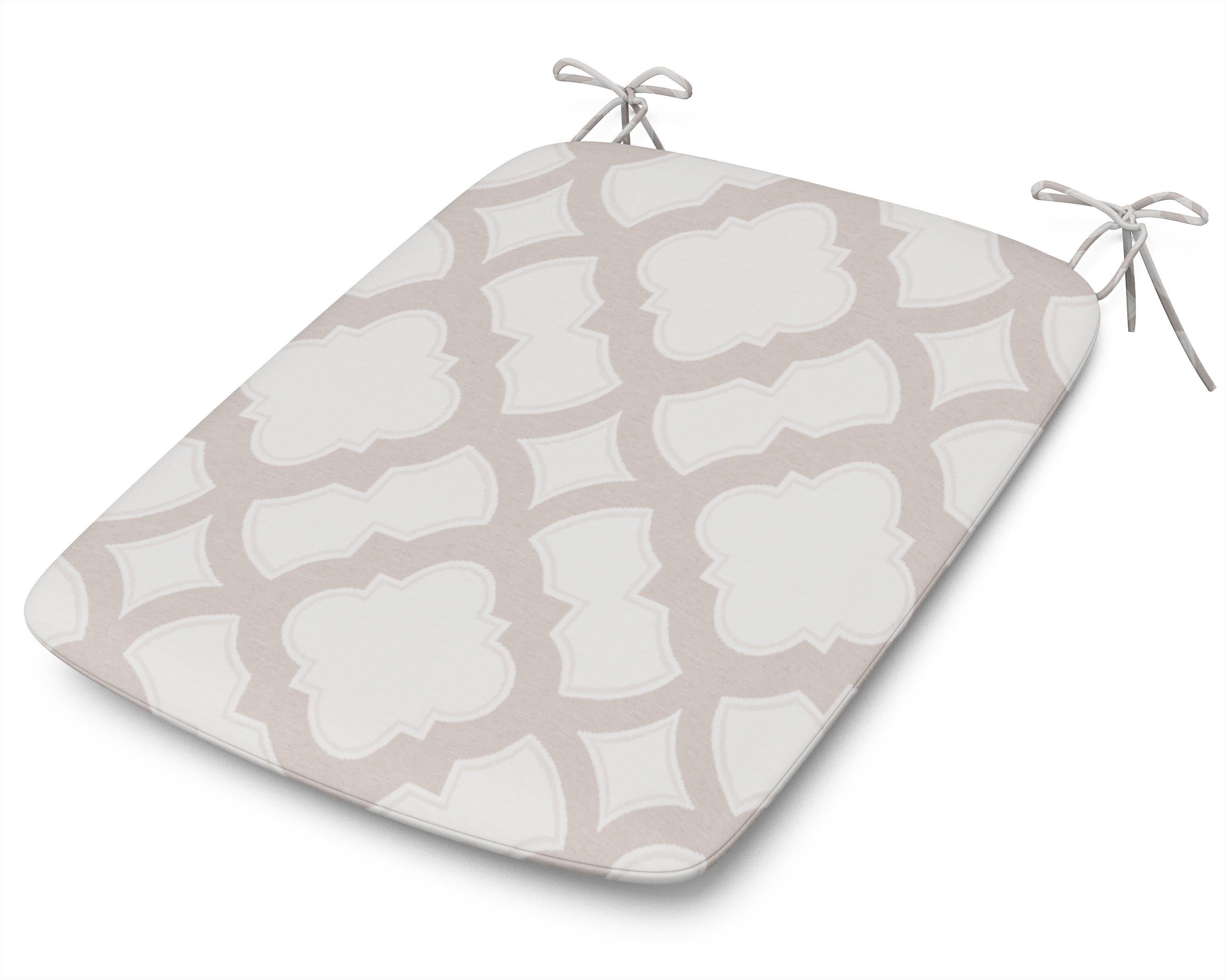 1120 Urban Seat Pad in Trellis Dune Burlap