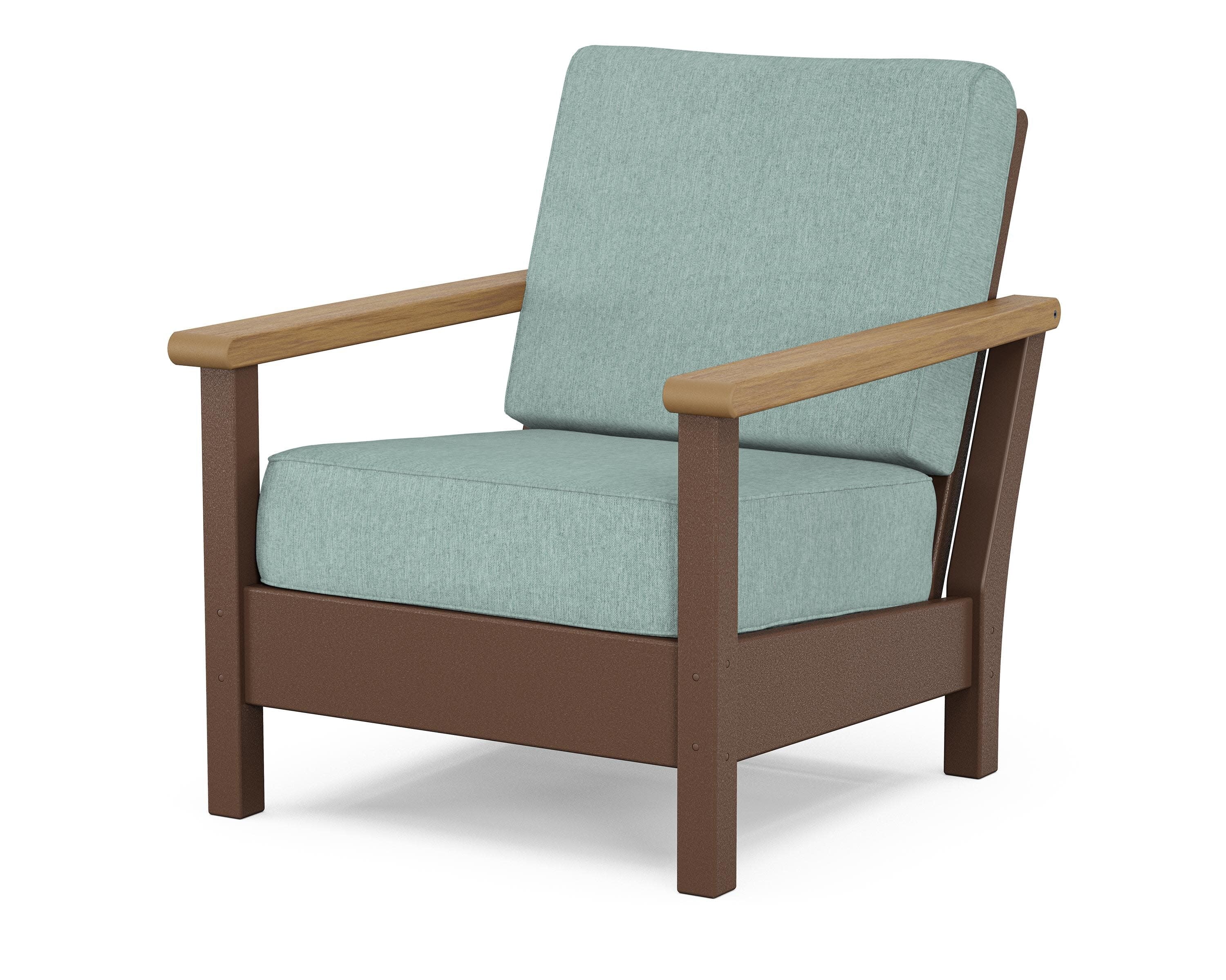 Harbour Deep Seating Chair in Mahogany / Natural / Glacier Spa