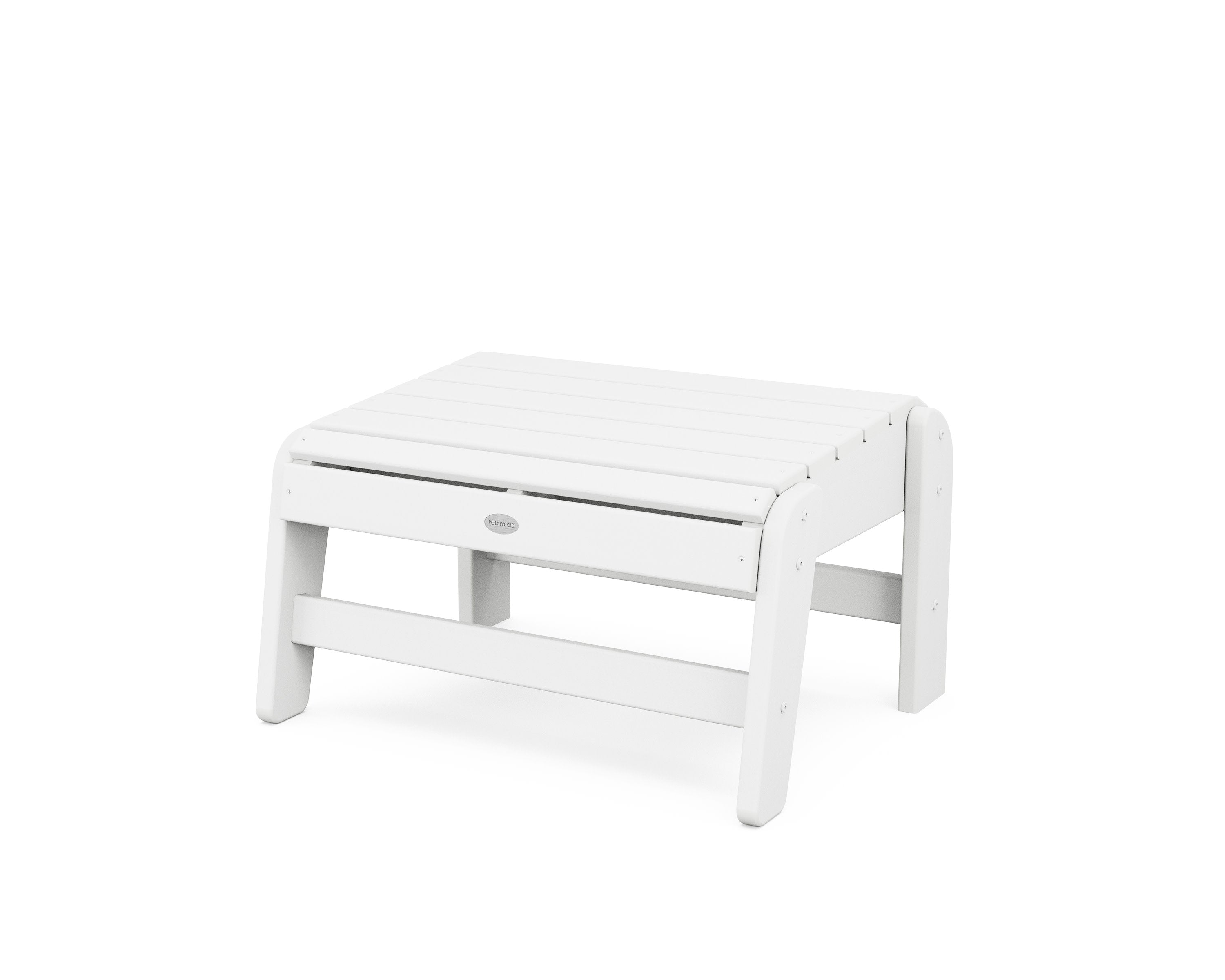 Grand Adirondack Ottoman in White