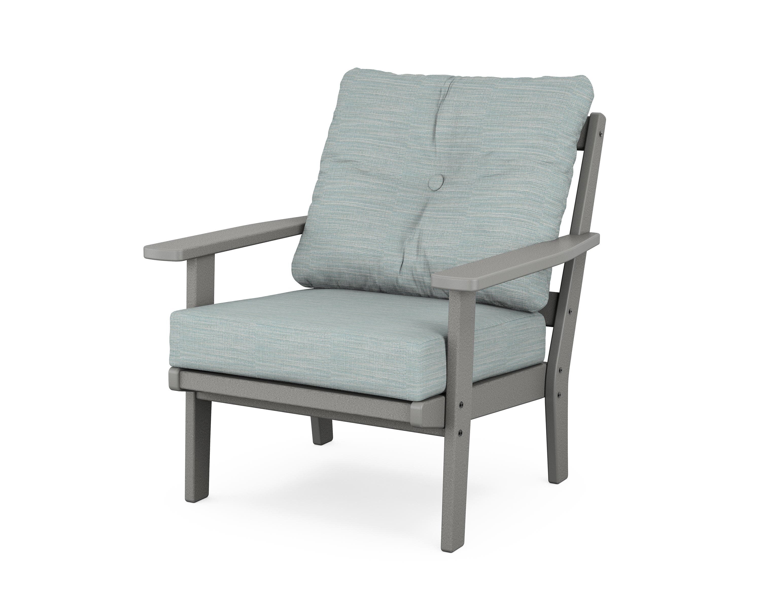Prairie Deep Seating Chair in Slate Grey / Soothe Mist