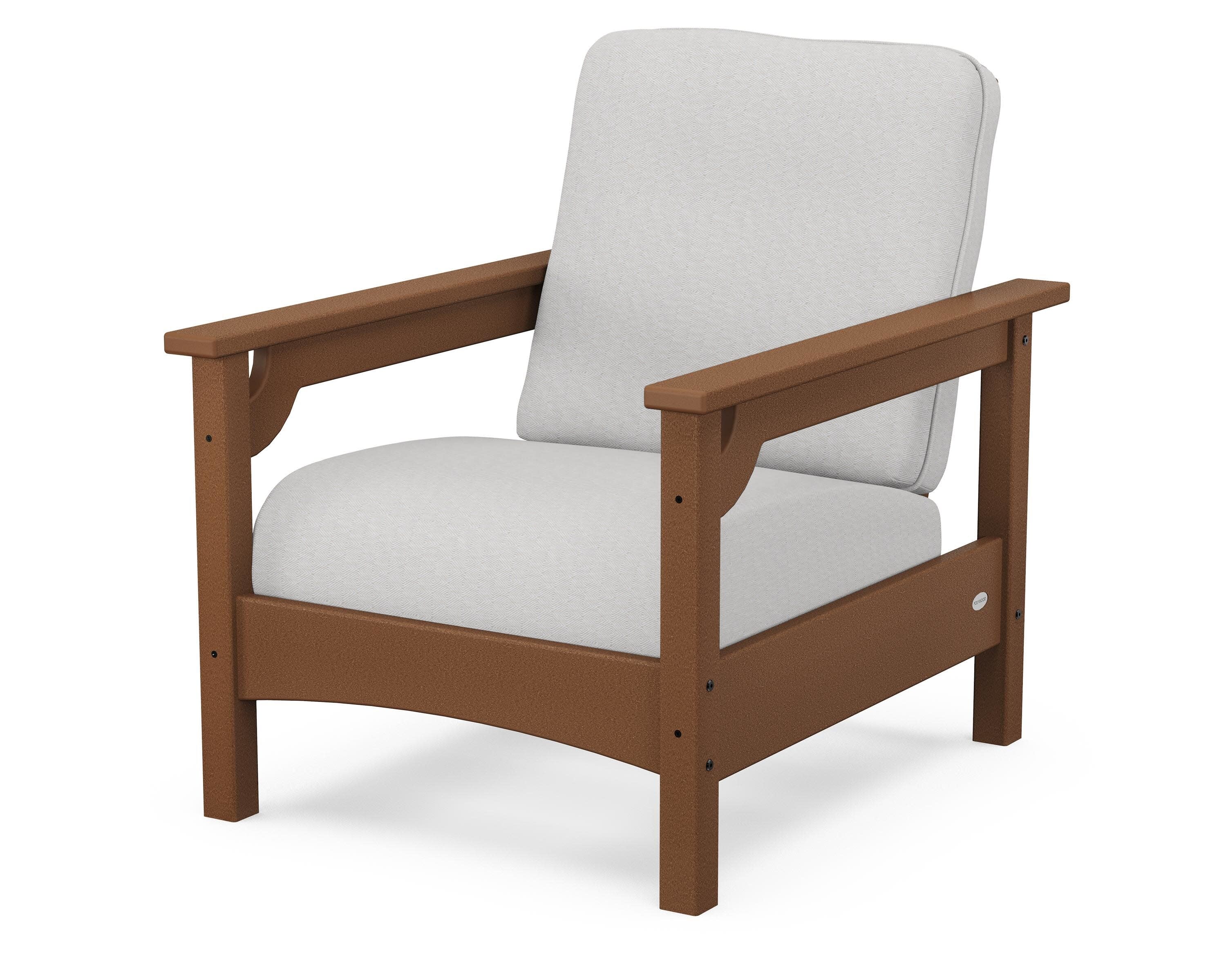 Club Chair in Teak / Diamond in the Rough