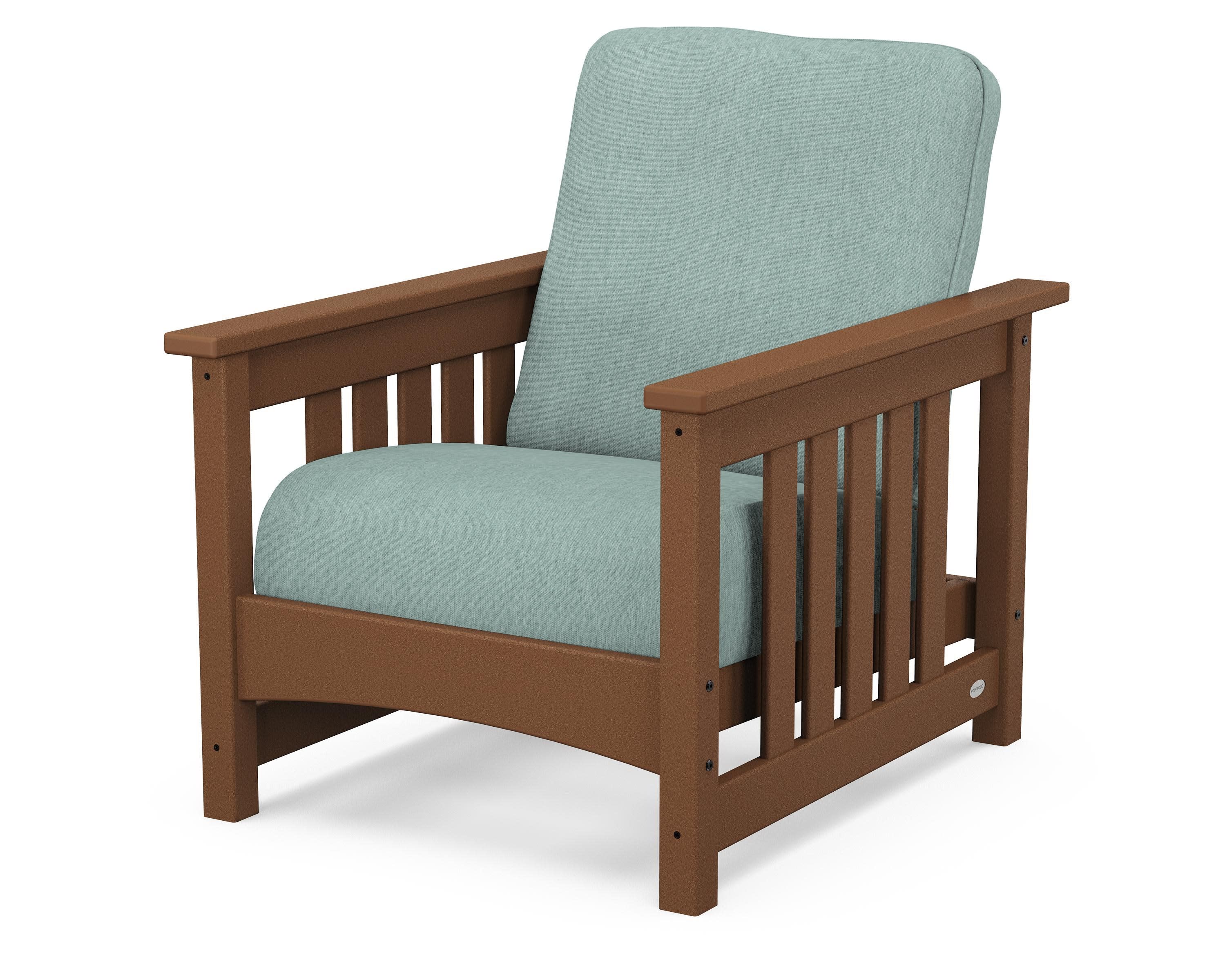 Club Mission Chair in Teak / Glacier Spa