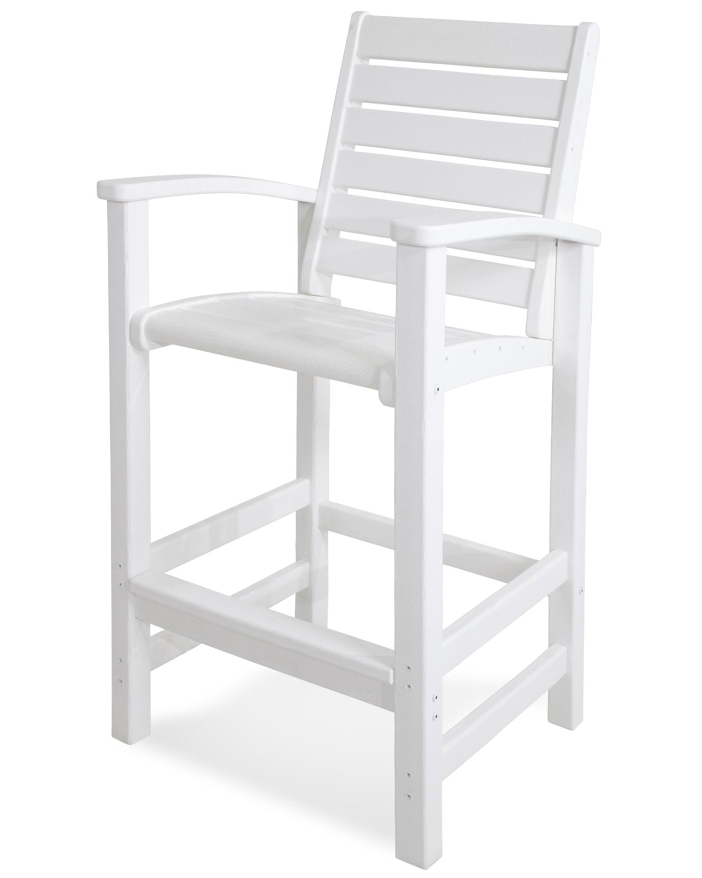 Signature Bar Chair in White