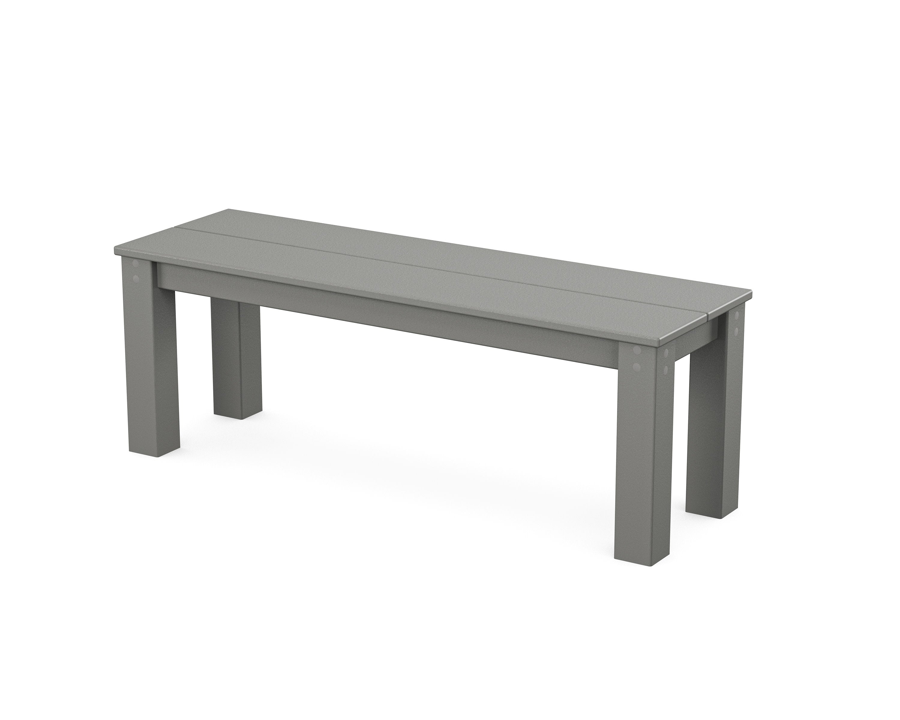 Studio Parsons 48" Bench in Slate Grey