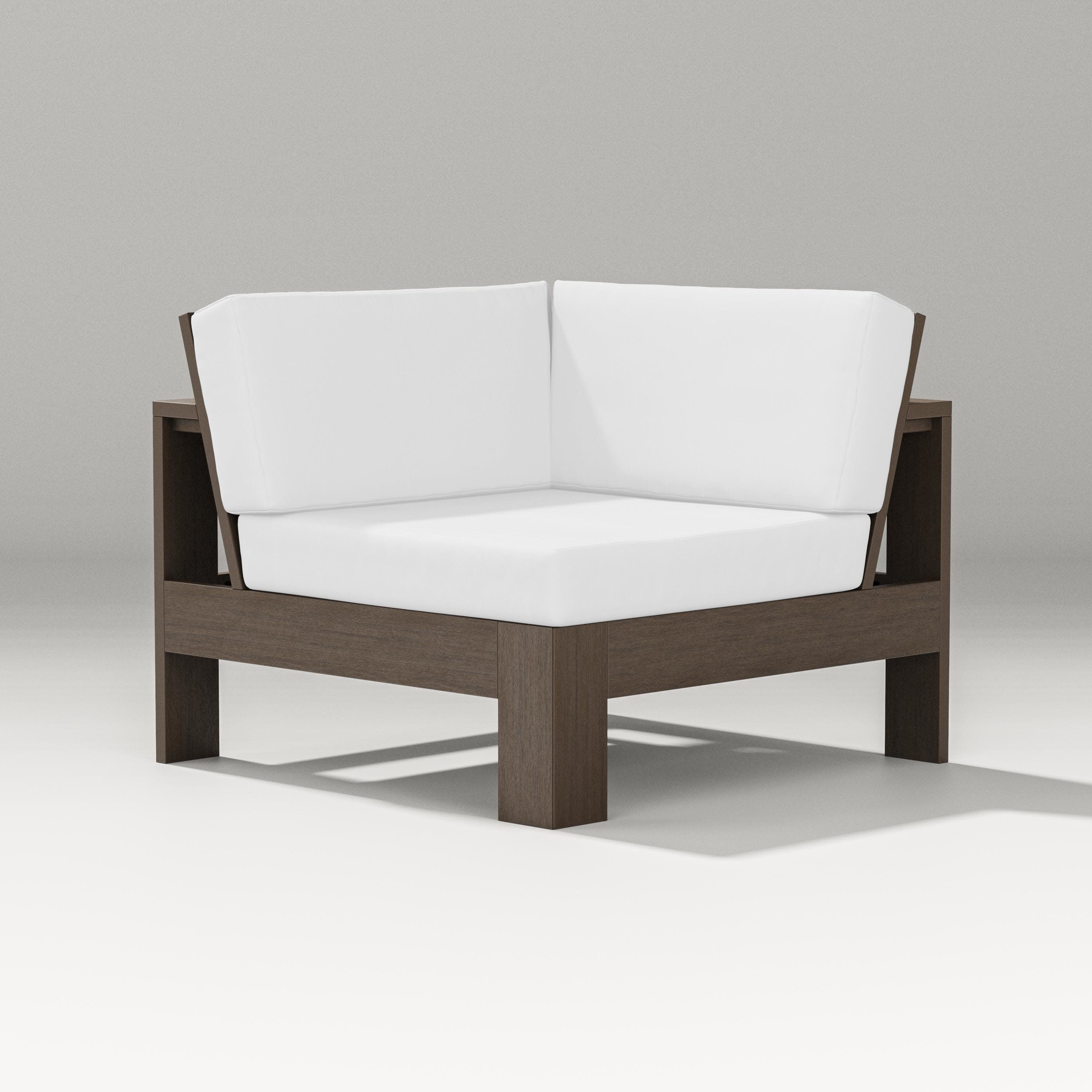 Latitude Modular Corner Chair in Kona / Natural