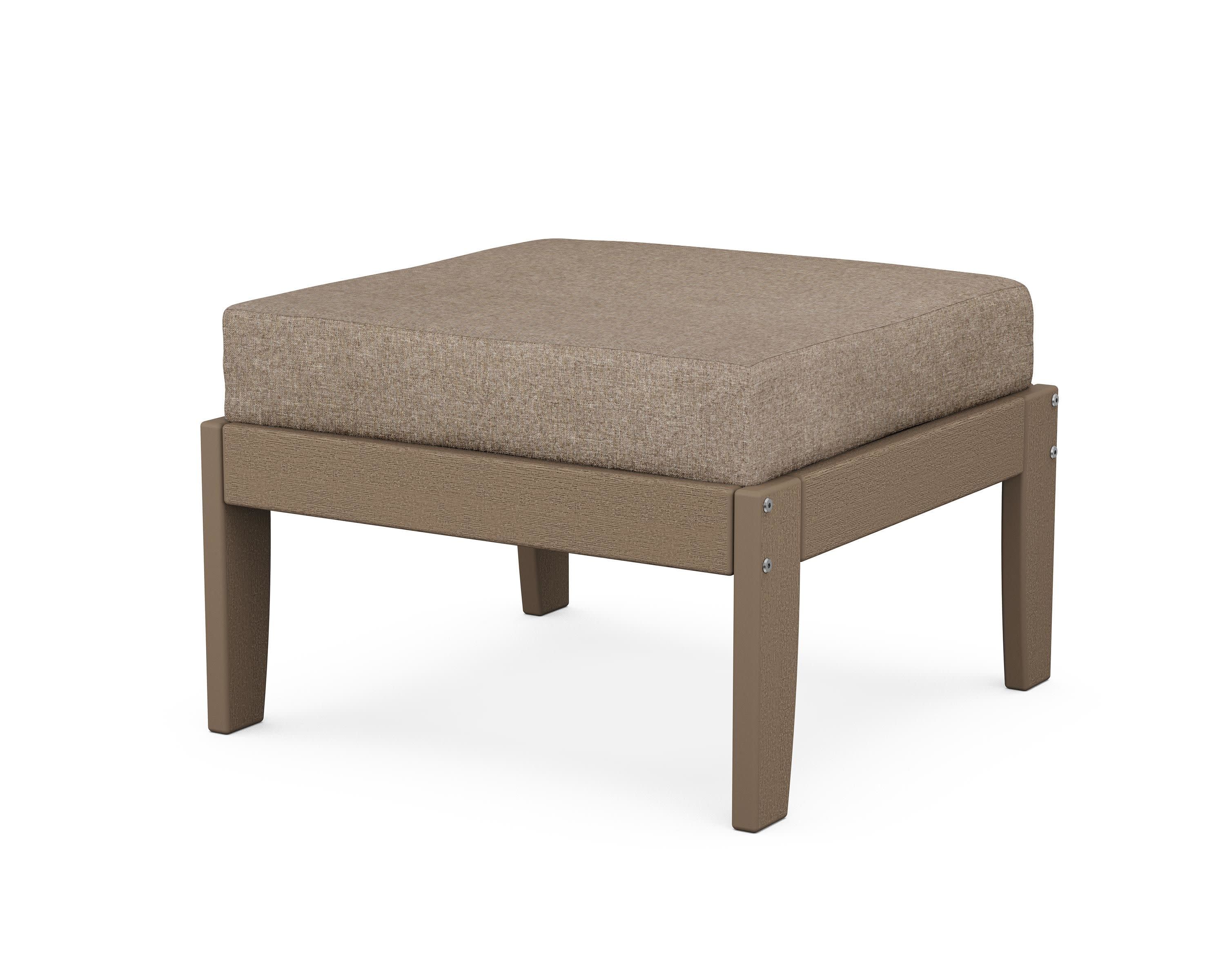Modular Ottoman - Classic in Vintage Sahara / Spiced Burlap