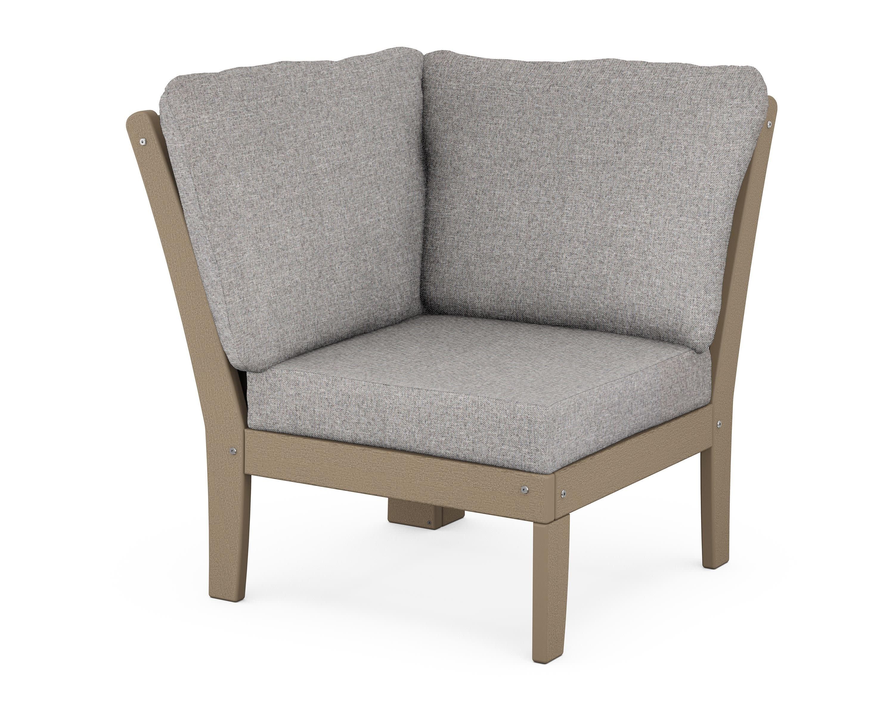 Braxton Modular Corner Chair in Vintage Sahara / Grey Mist