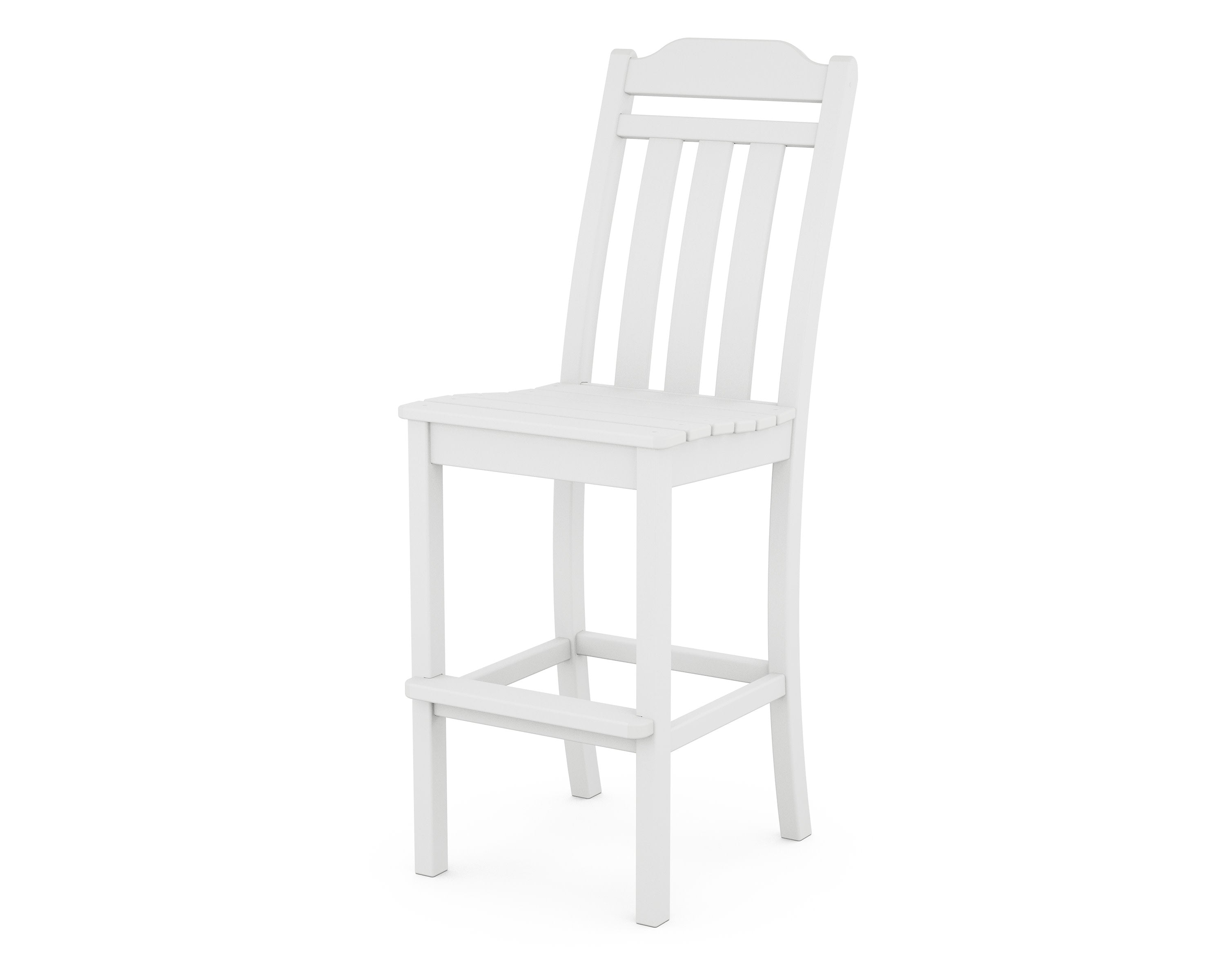 Cottage Bar Side Chair in White