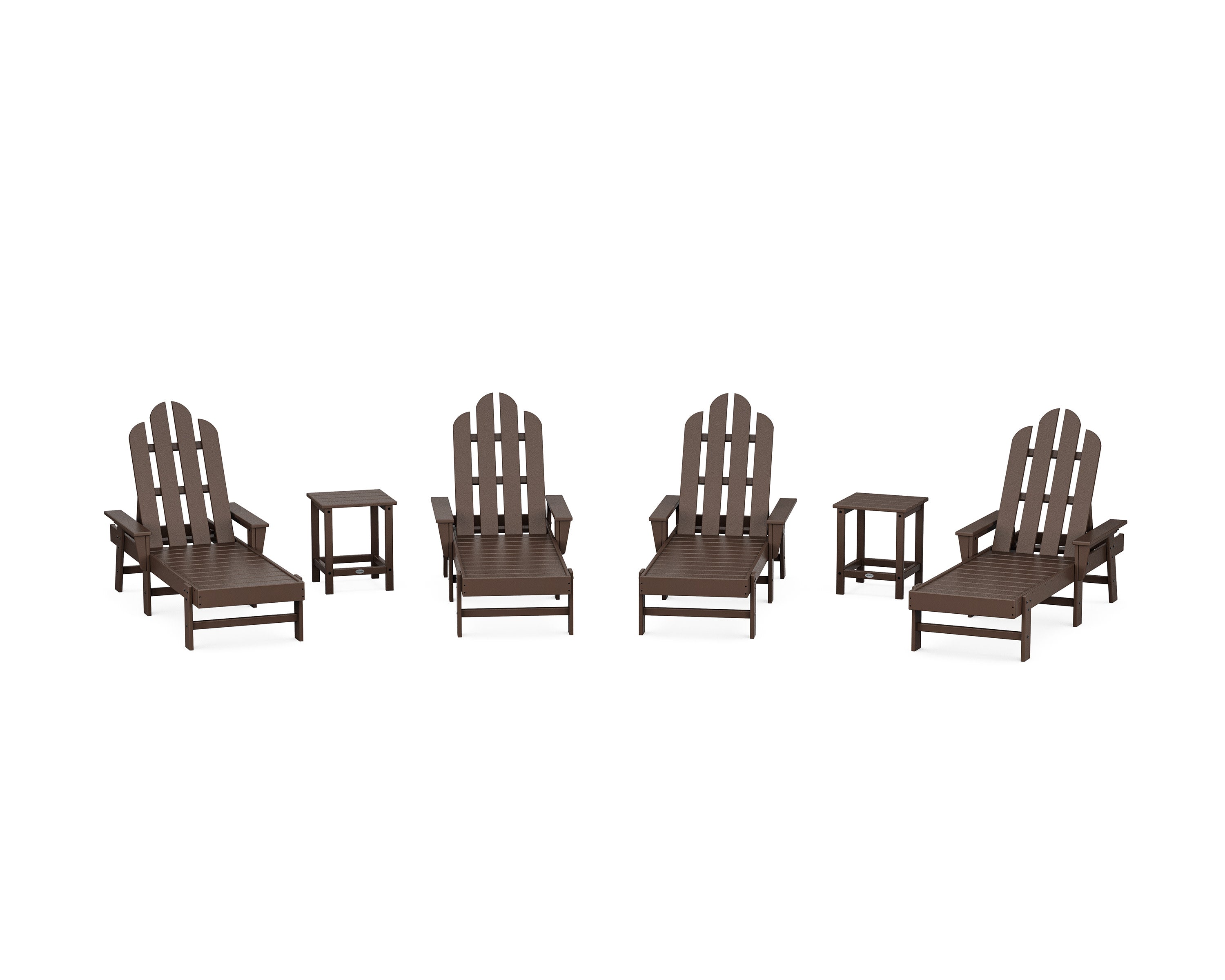 Long Island Chaise 6-Piece Set in Mahogany