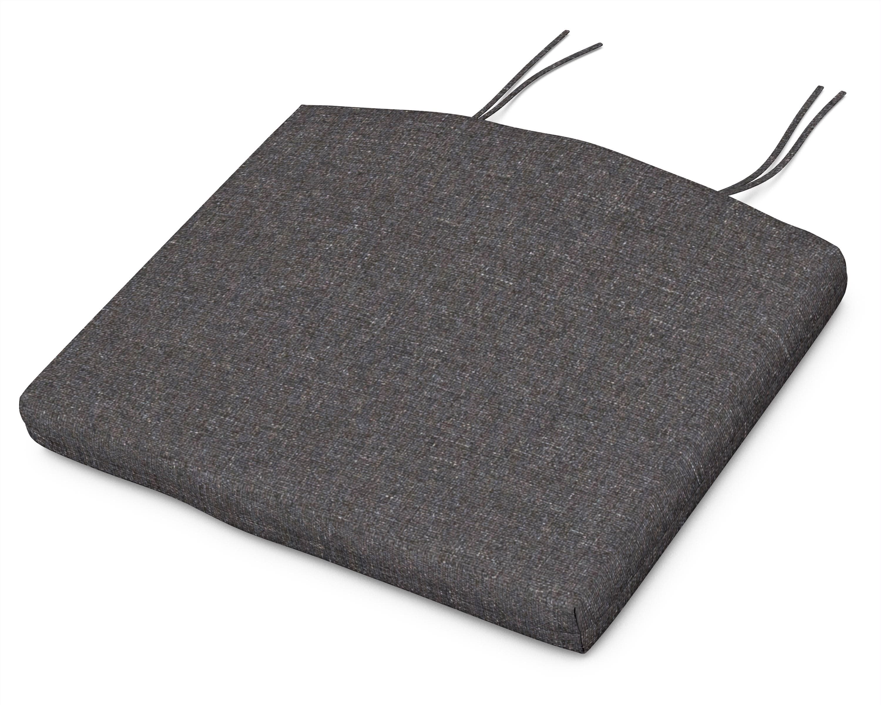 Standard Seat Cushion 17"D x 20.5"W x 2.5"H in Ash Charcoal