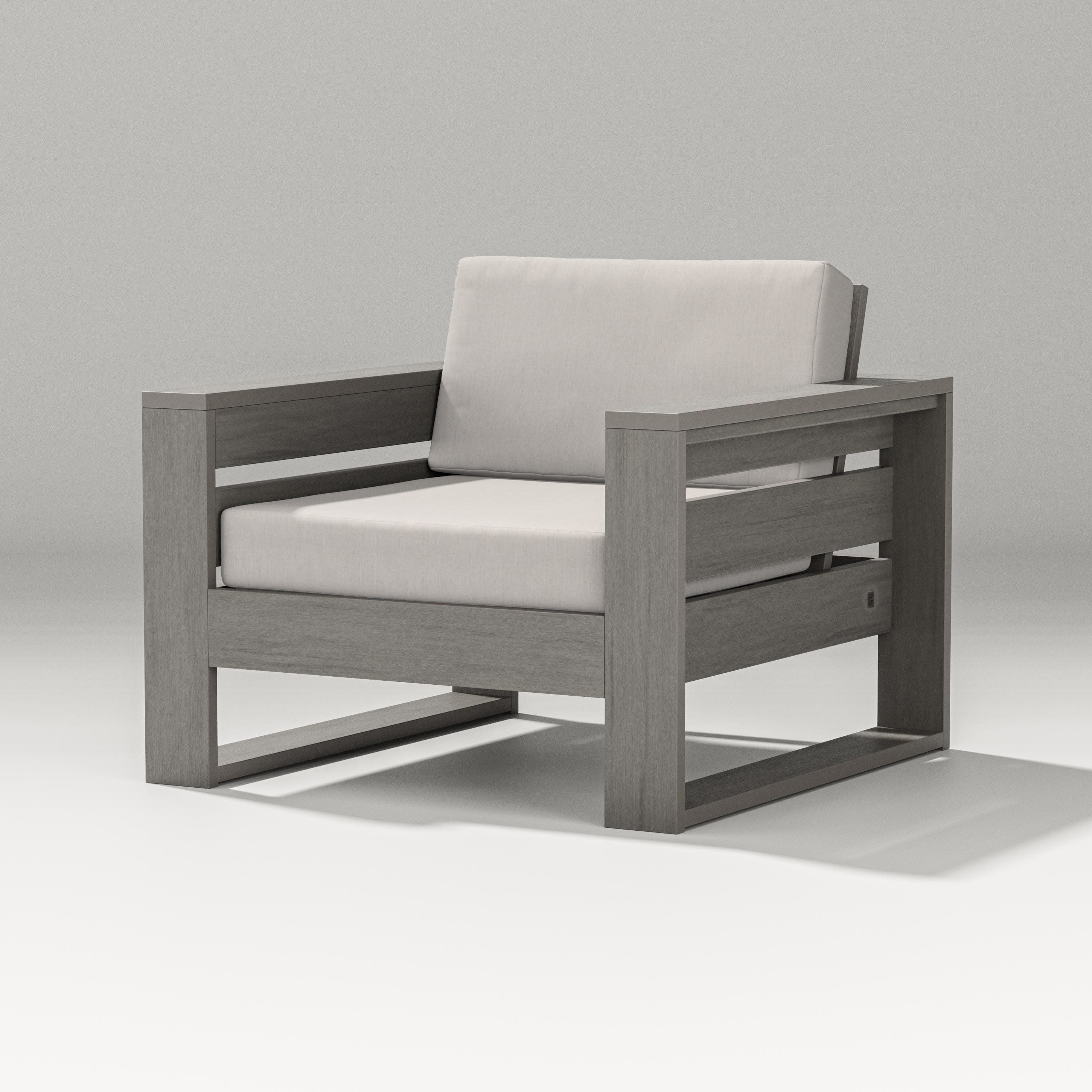 Latitude Lounge Chair in Driftwood / Cast Ash