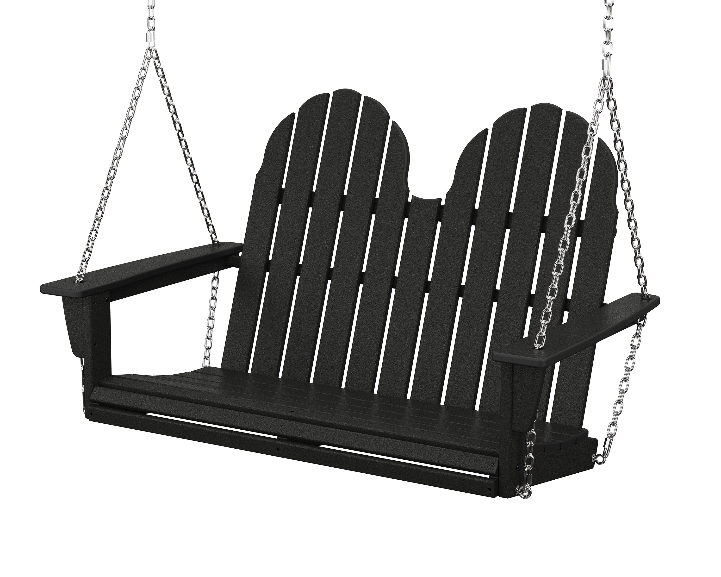 Vineyard Adirondack 48" Swing in Black
