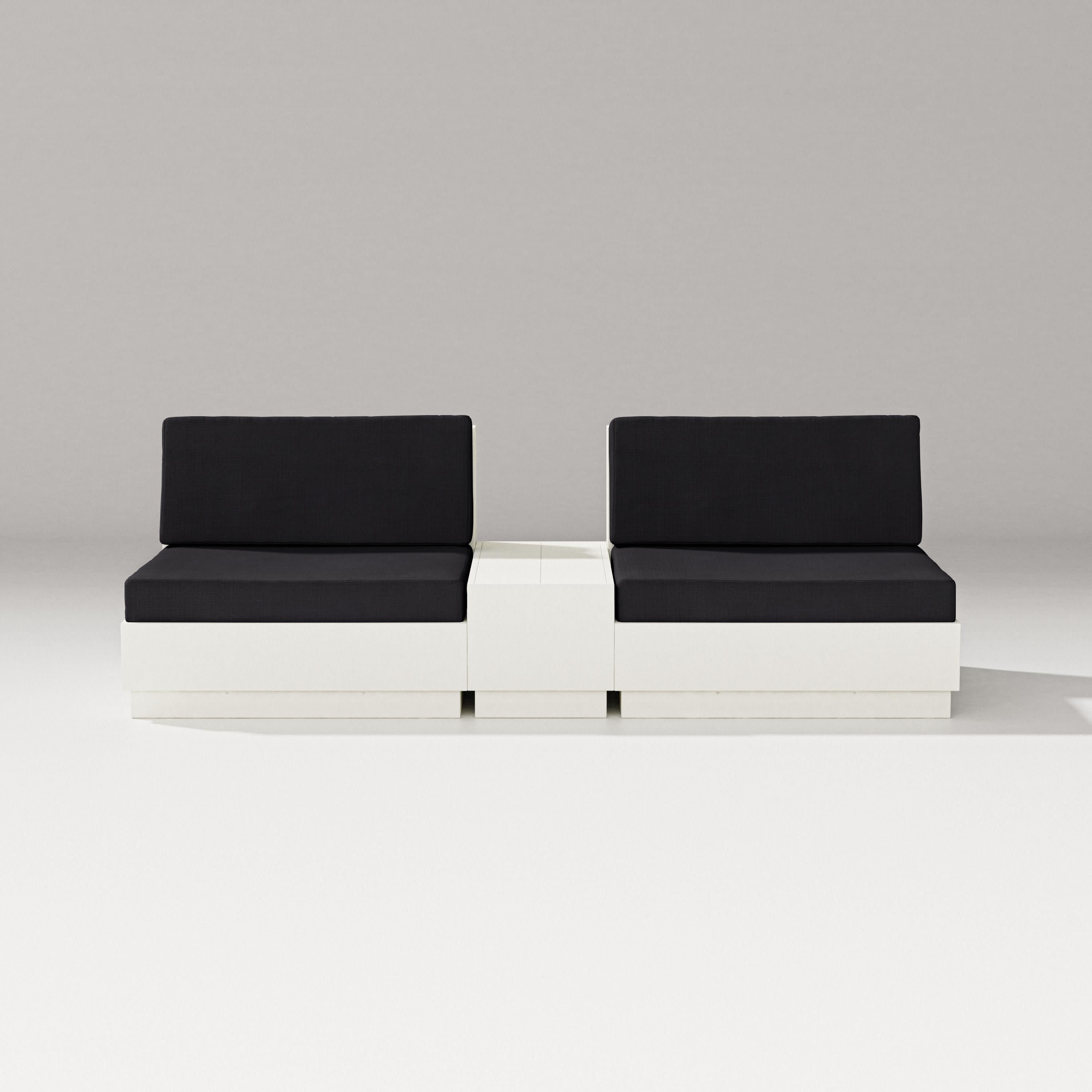 Elevate Lounge Chair Set in Vintage White / Midnight Linen