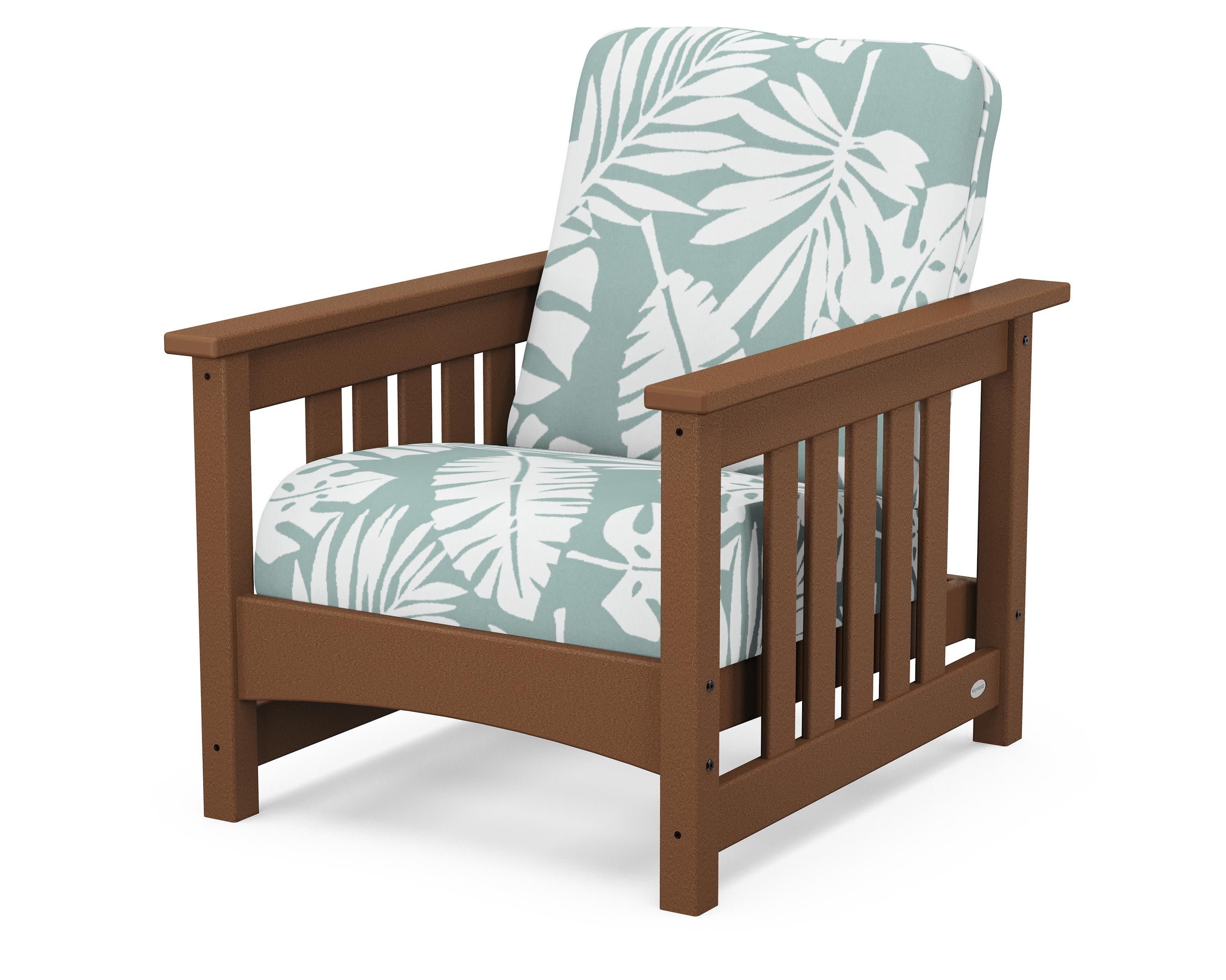 Club Mission Chair in Teak / Leaf Glacier Spa