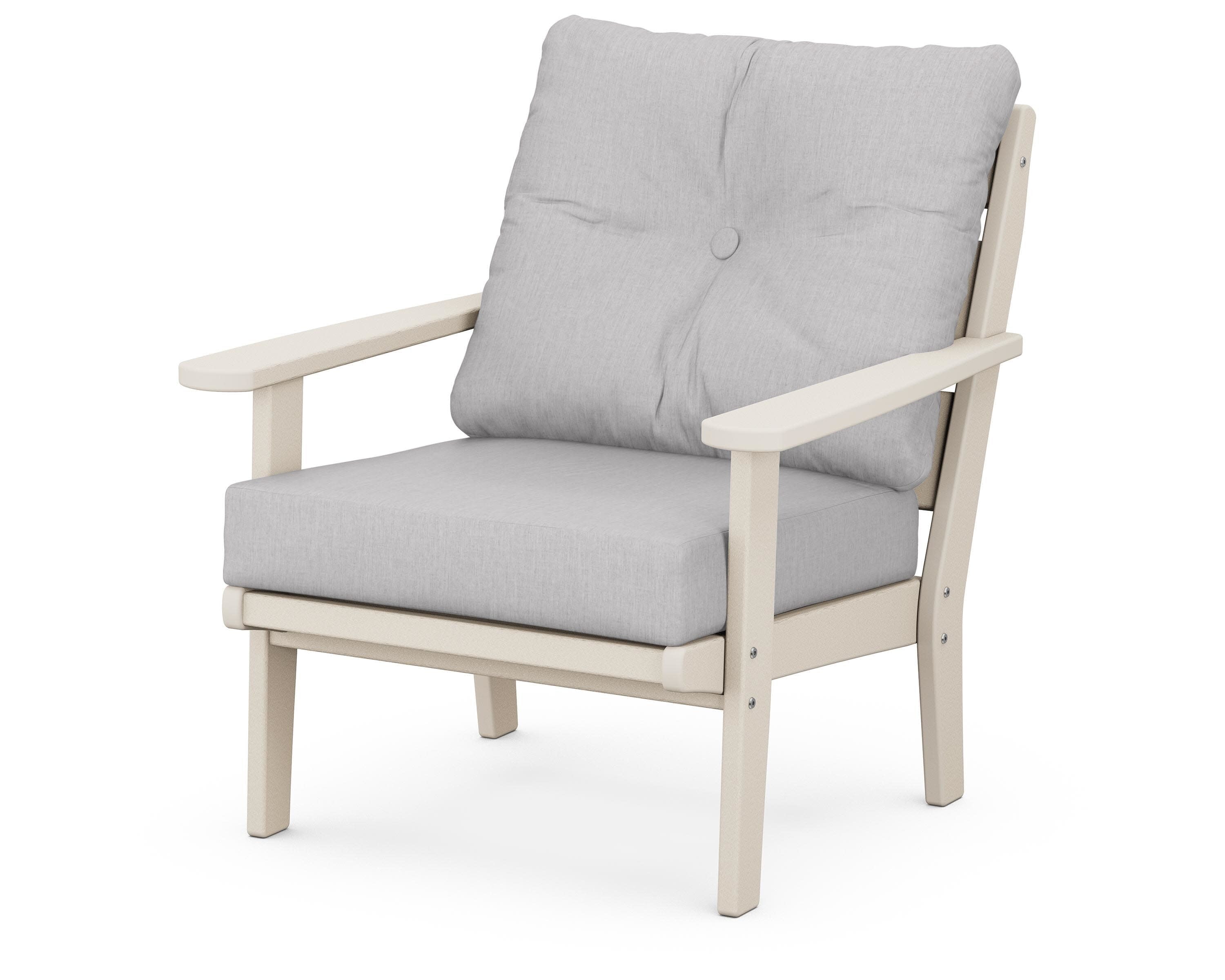 Lakeside Deep Seating Chair in Sand / Granite