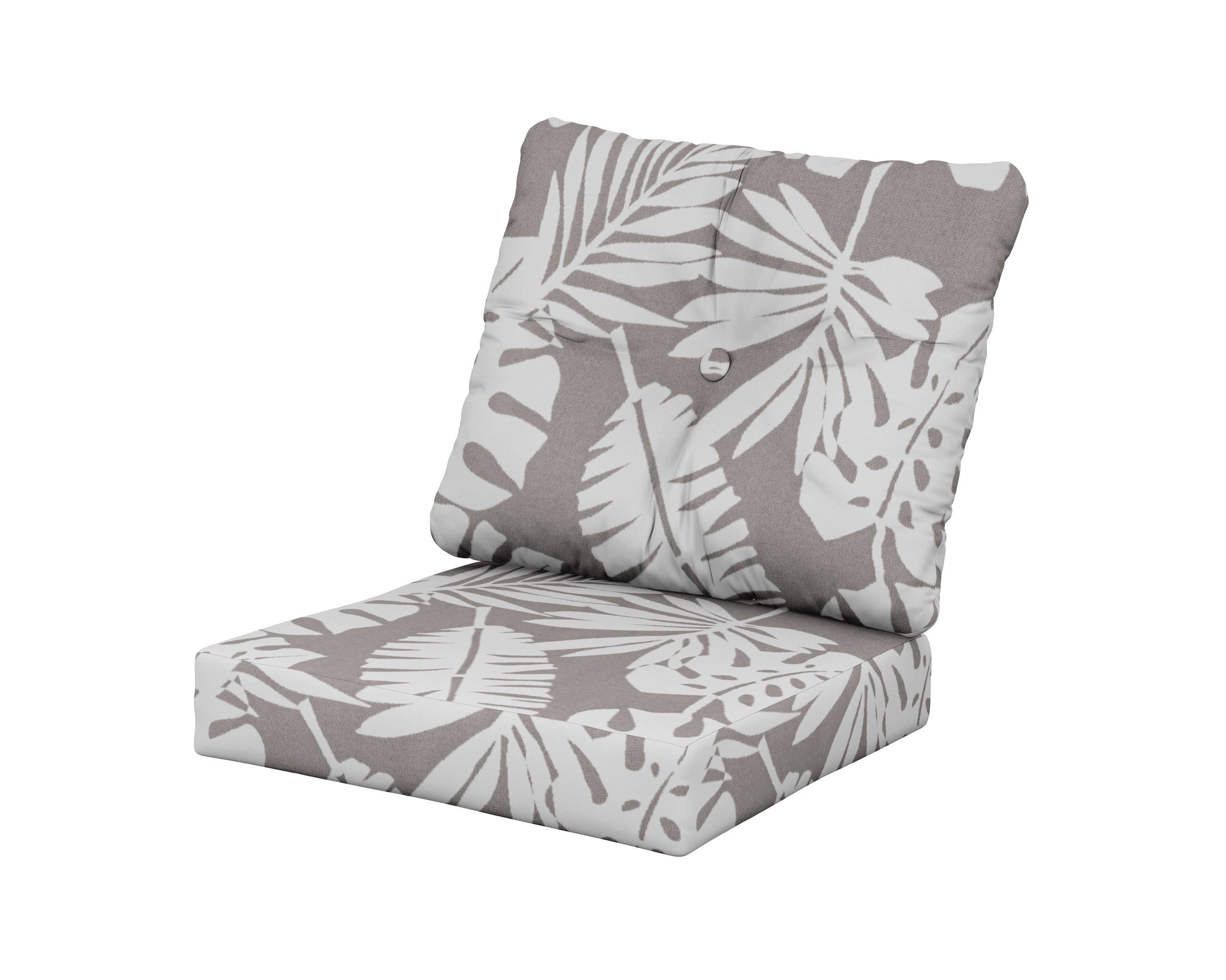 Prescott Seat/Back Cushions in Leaf Grey Mist