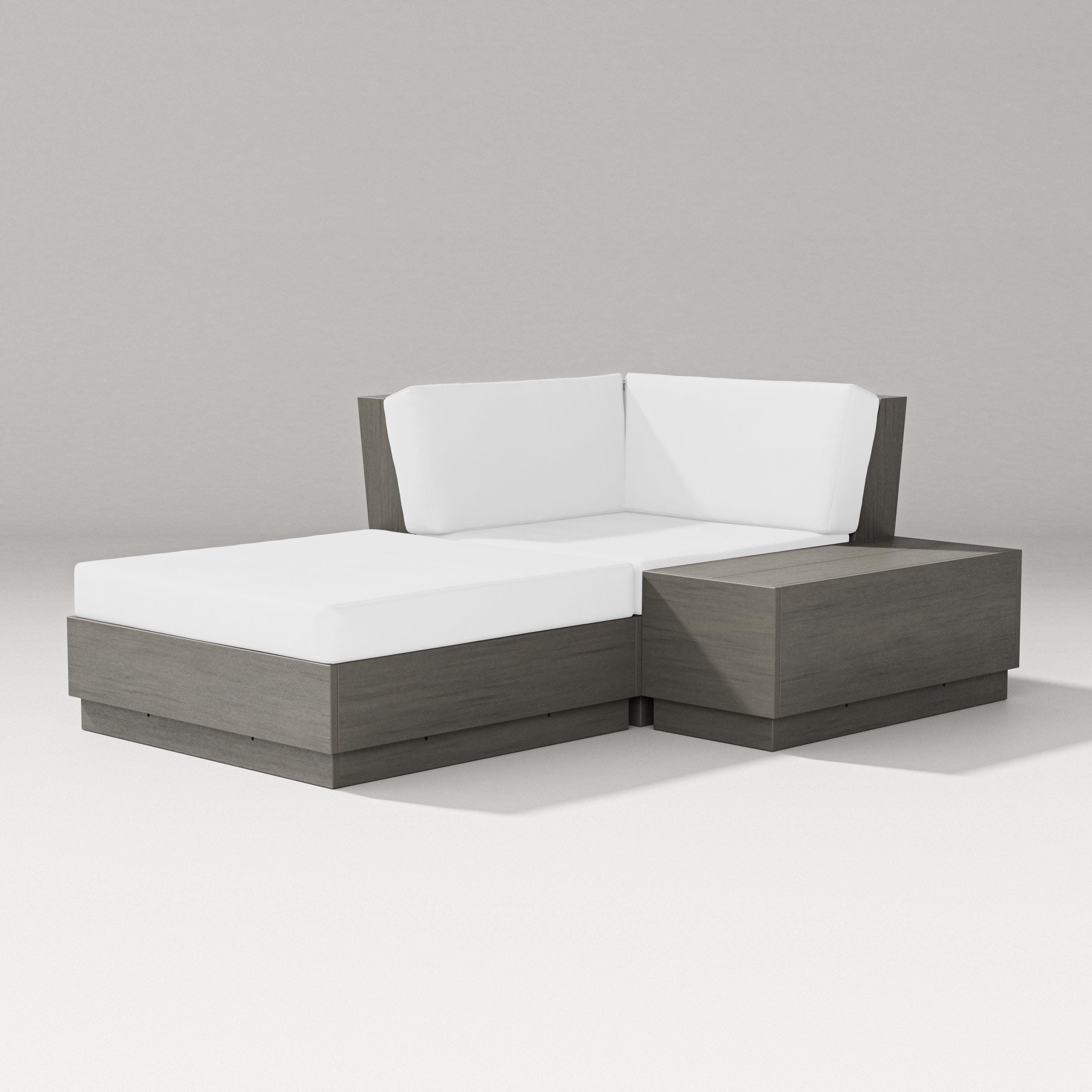 Elevate Corner Chaise in Driftwood / Natural