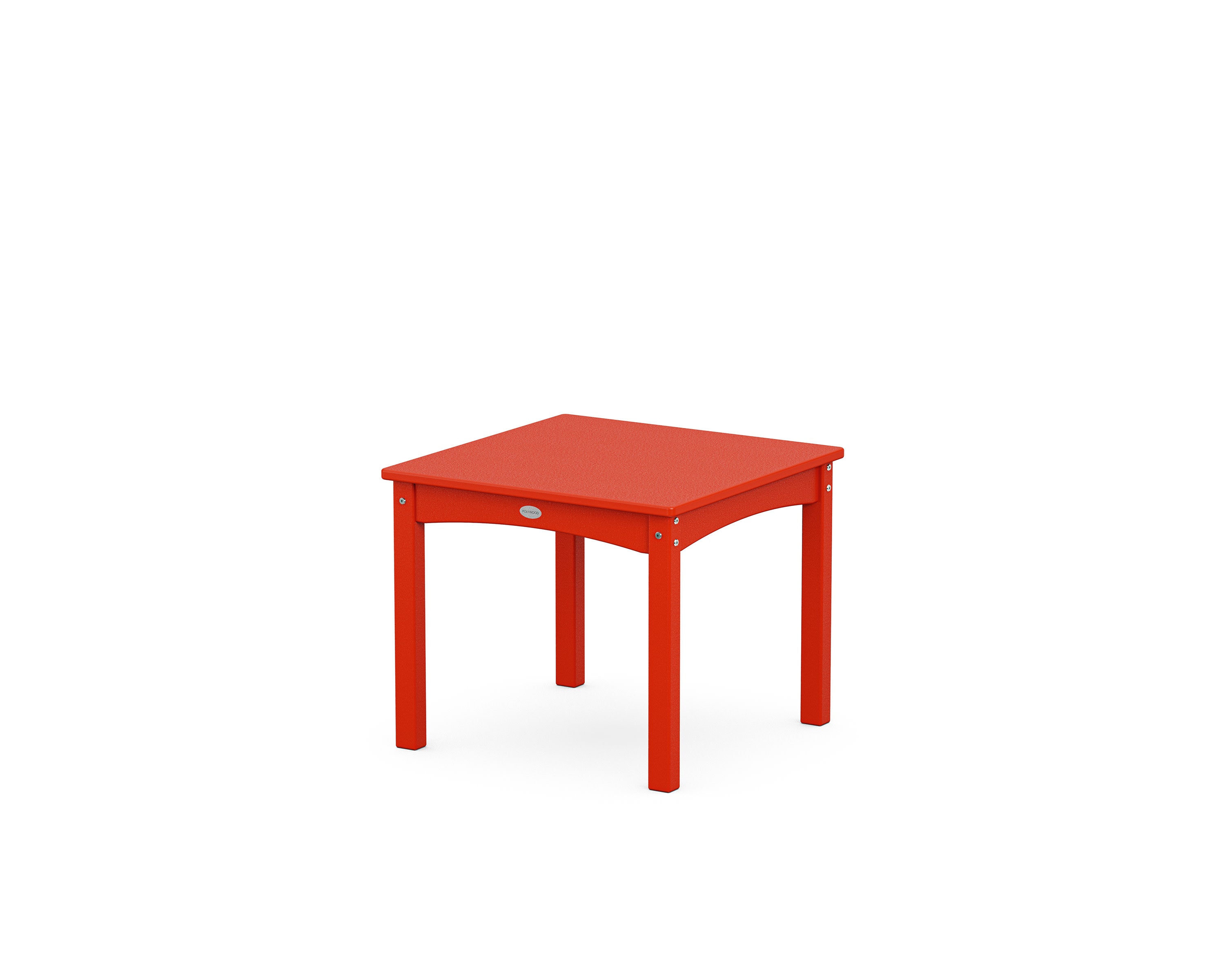 Toddler 24" Dining Table in Sunset Red
