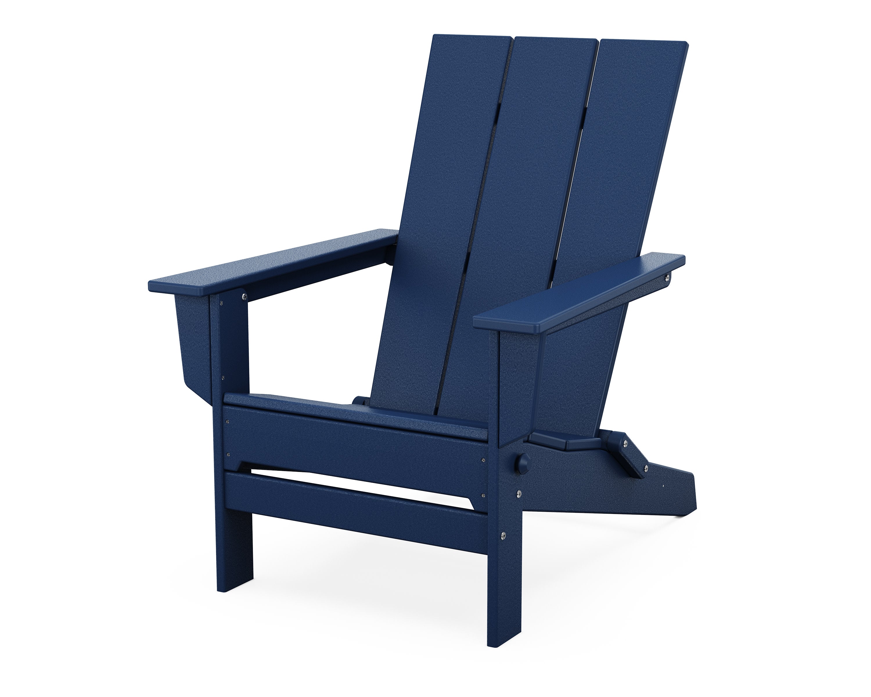 Modern Studio Folding Adirondack Chair in Navy