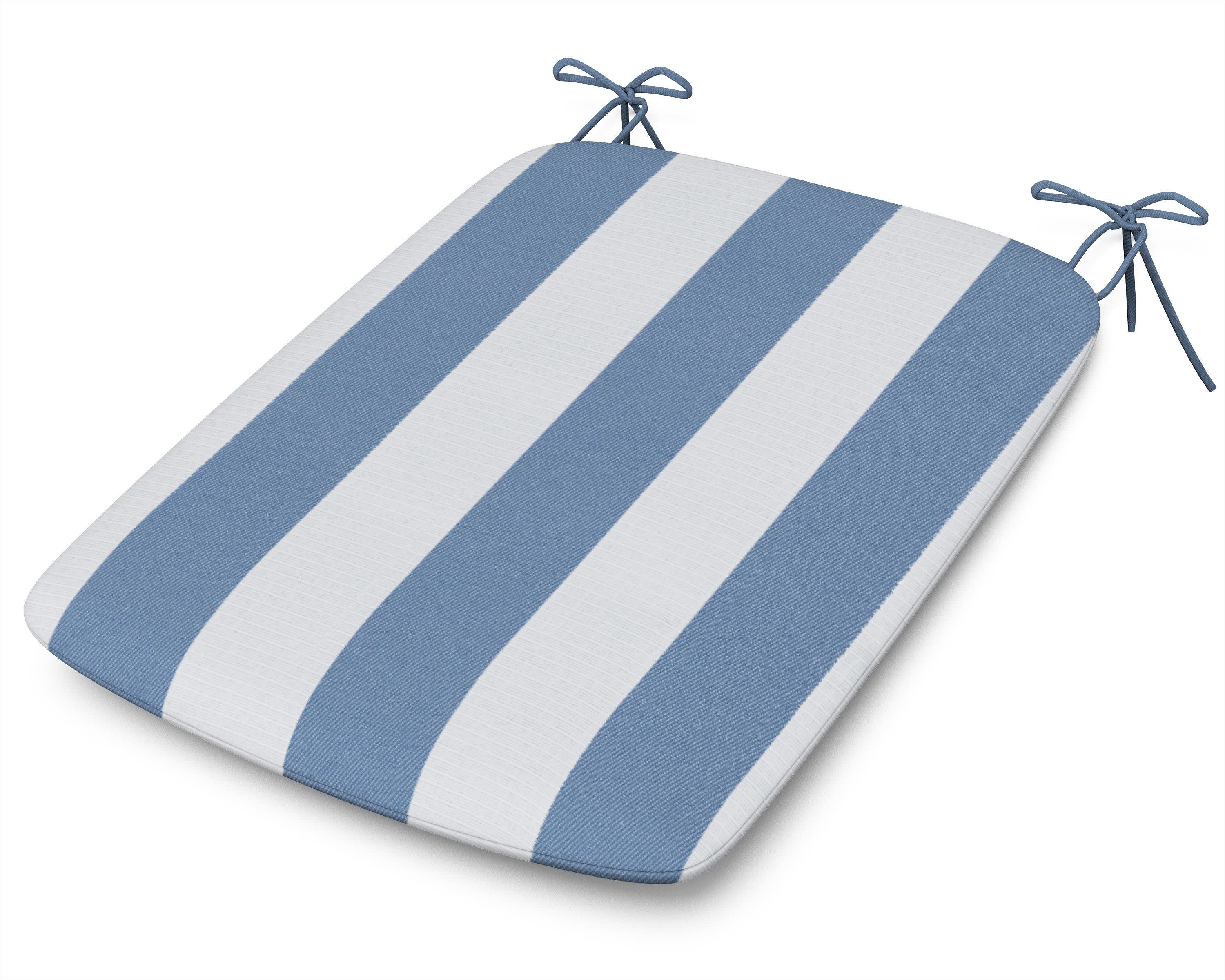 1120 Urban Seat Pad in Cabana Stripe Sky Blue