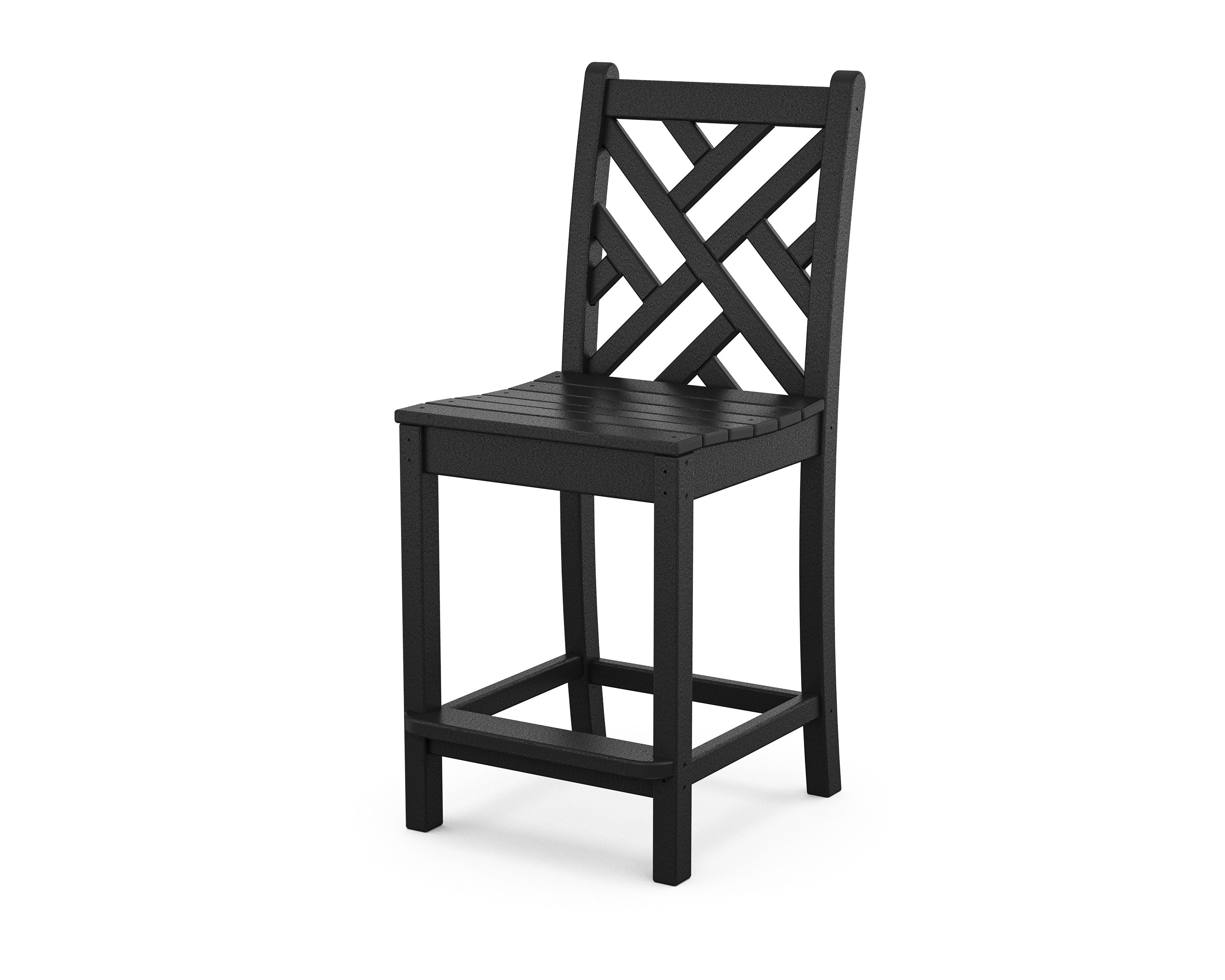Chippendale Counter Side Chair in Black