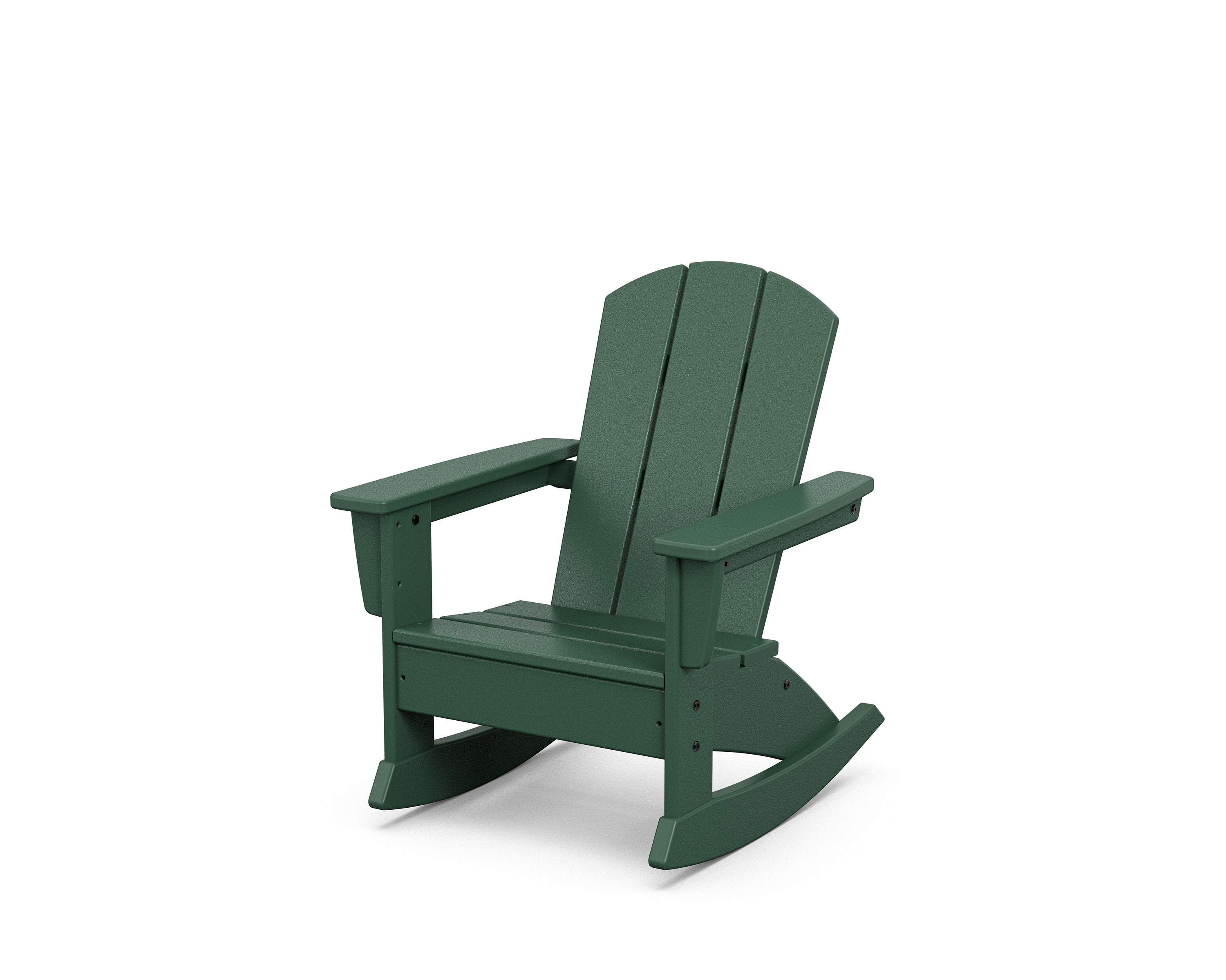 Kids Nautical Adirondack Rocking Chair in Green