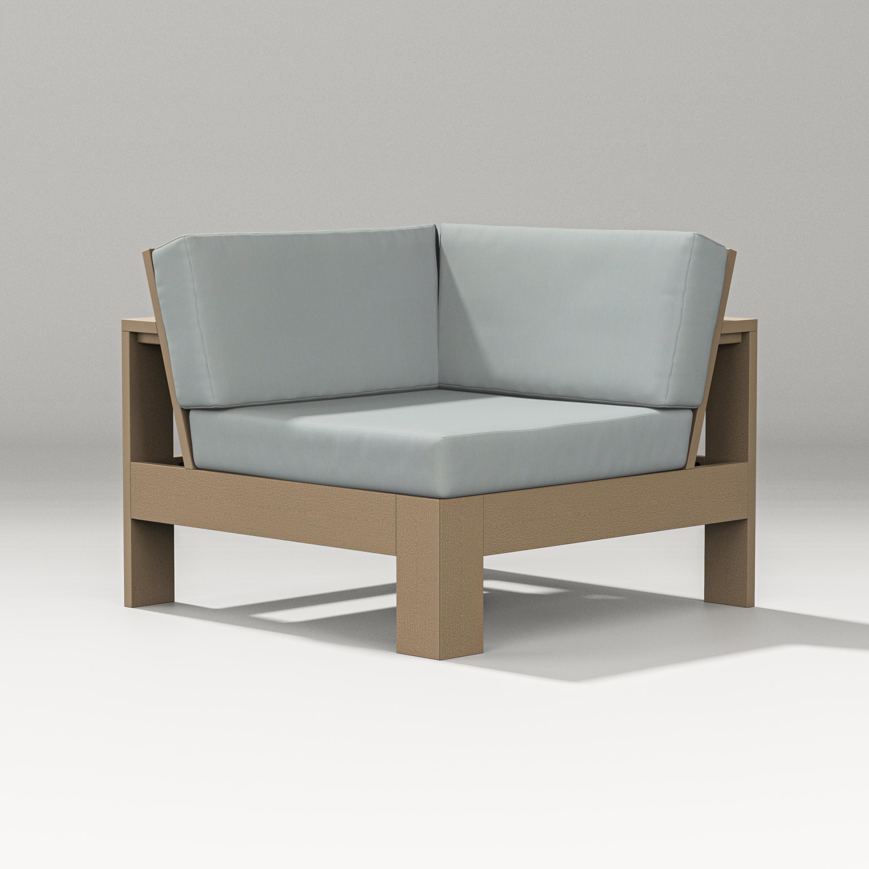 Latitude Modular Corner Chair in Vintage Sahara / Spa