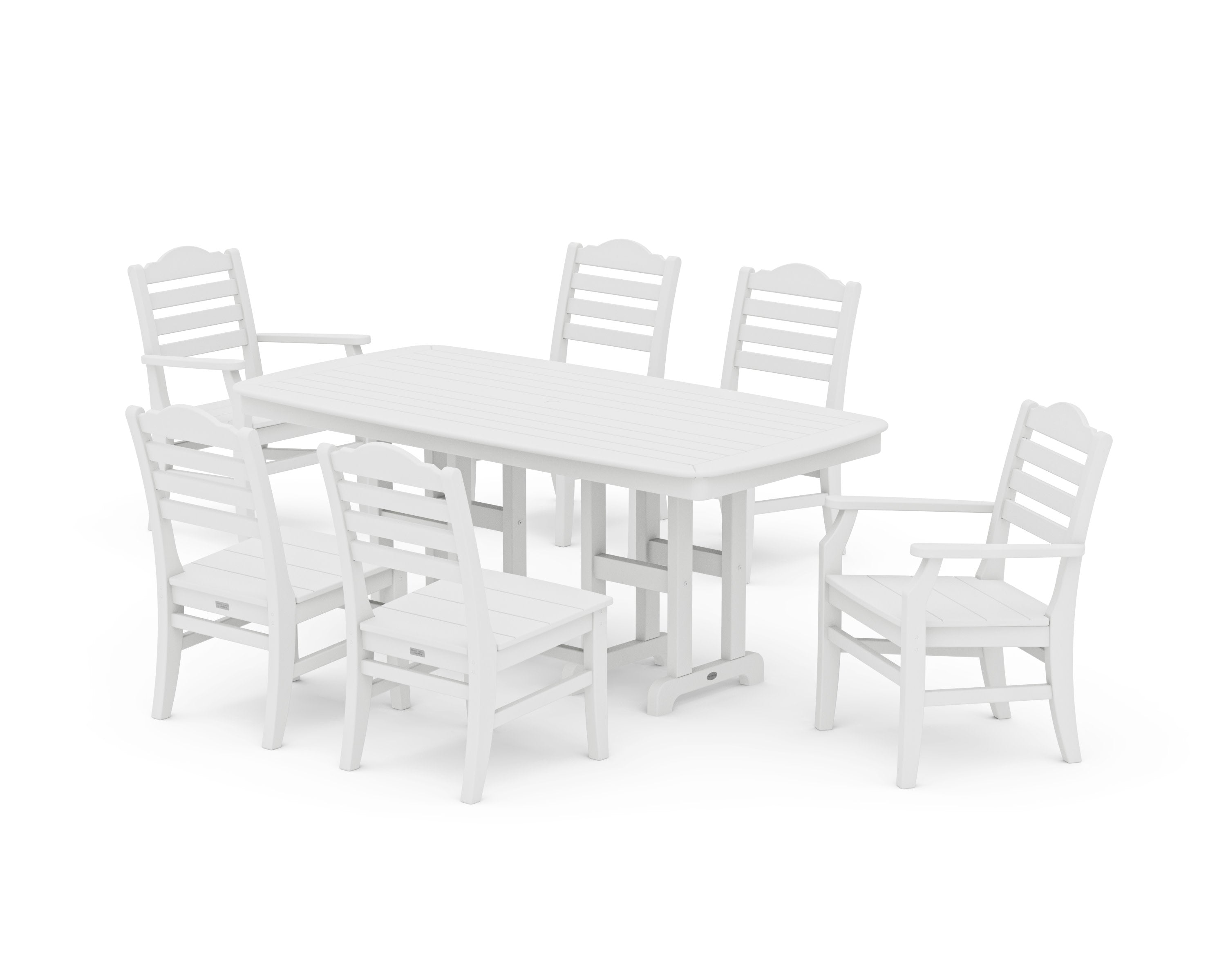 Savannah 7-Piece Dining Set in White