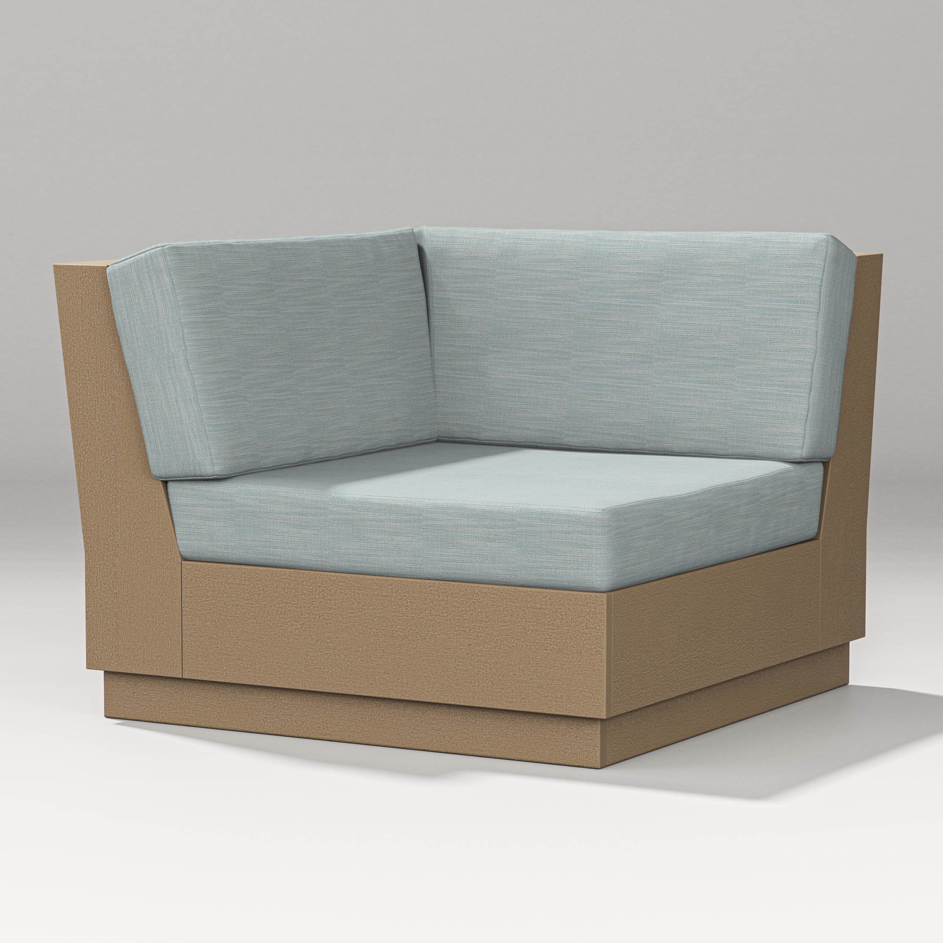 Elevate Modular Corner Chair in Vintage Sahara / Soothe Mist
