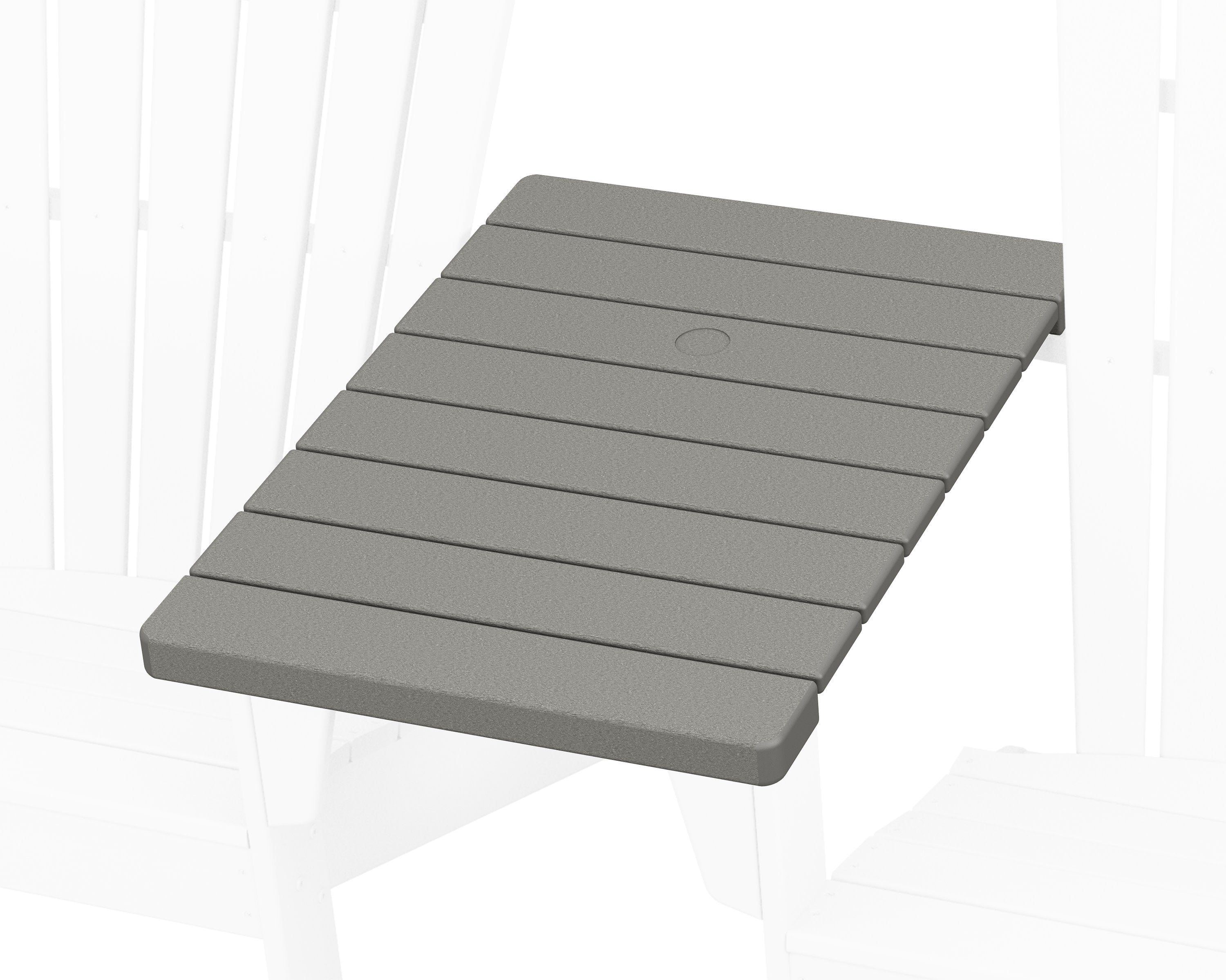 Straight Adirondack Connecting Table in Slate Grey