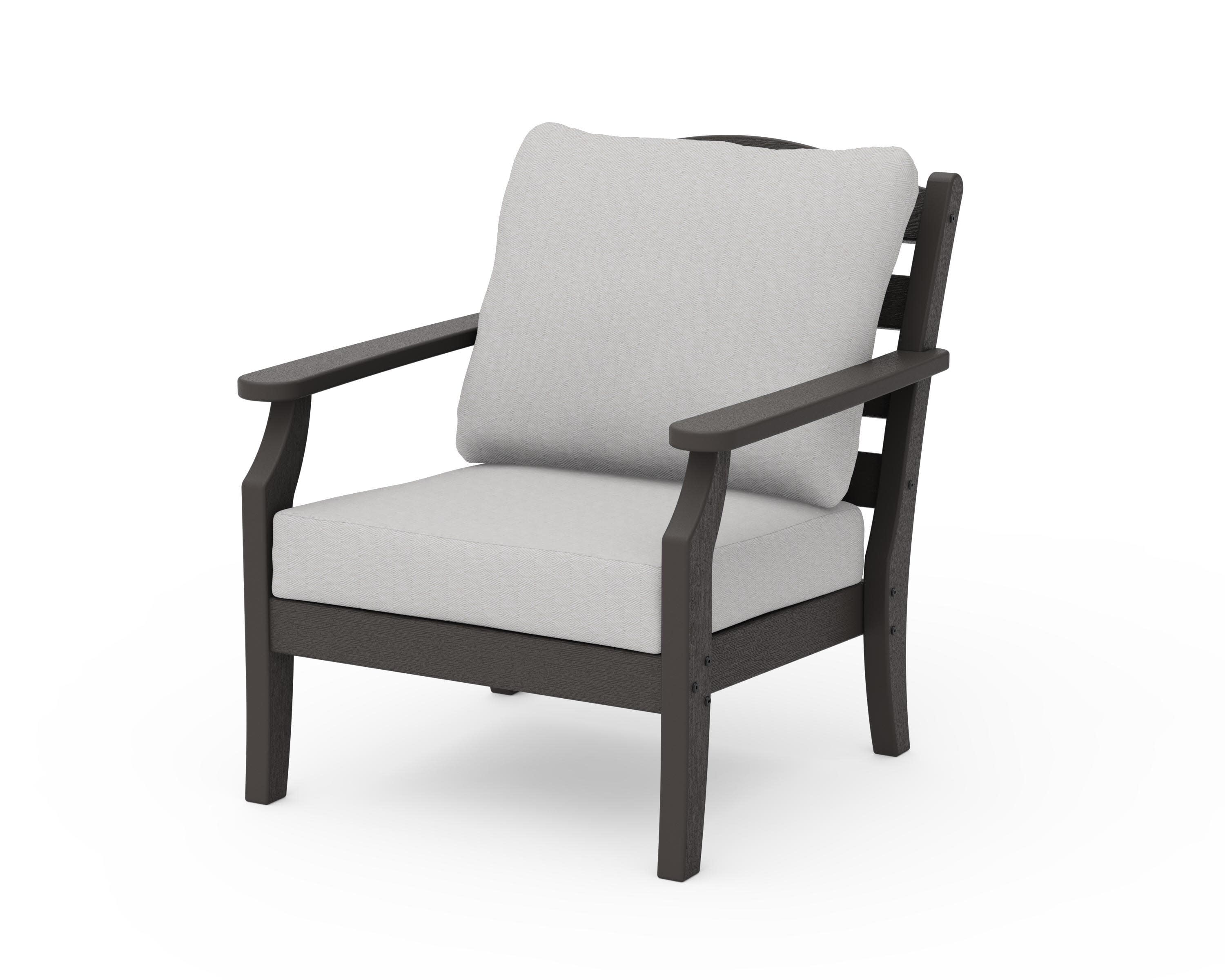 Savannah Deep Seating Chair in Vintage Coffee / Diamond in the Rough
