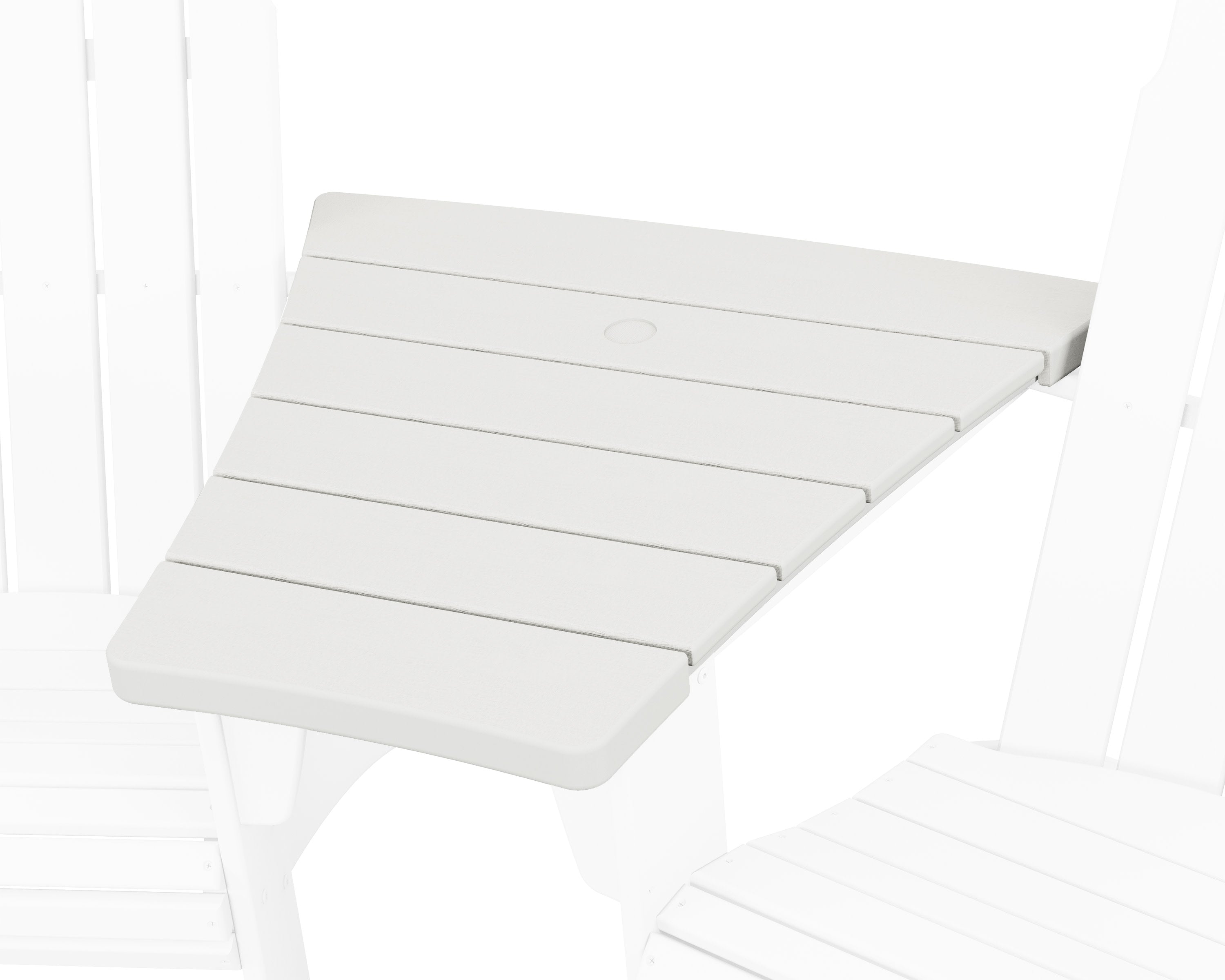 600 Series Angled Adirondack Connecting Table in Vintage White