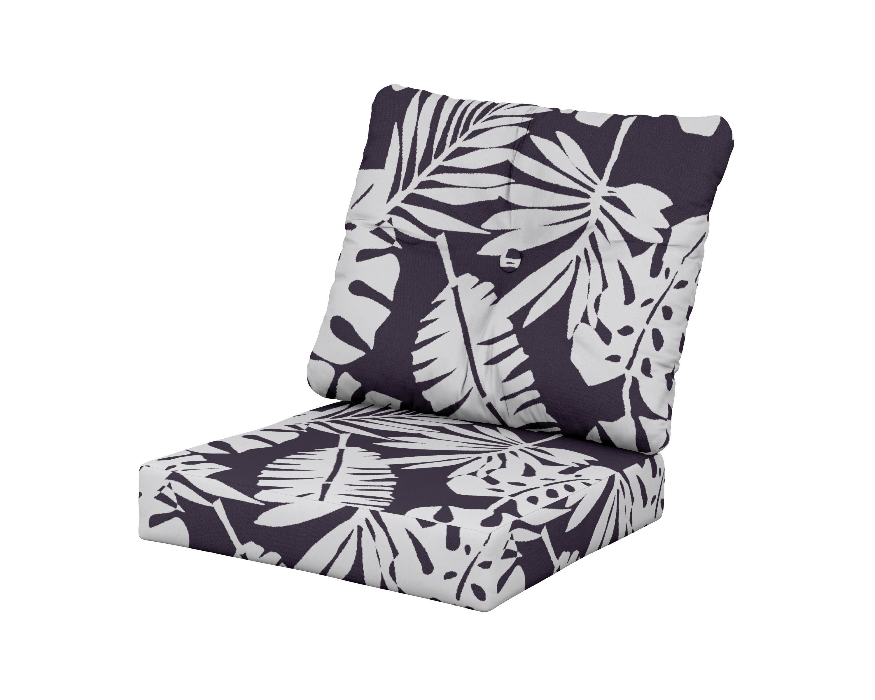 Prescott Seat/Back Cushions in Leaf Navy